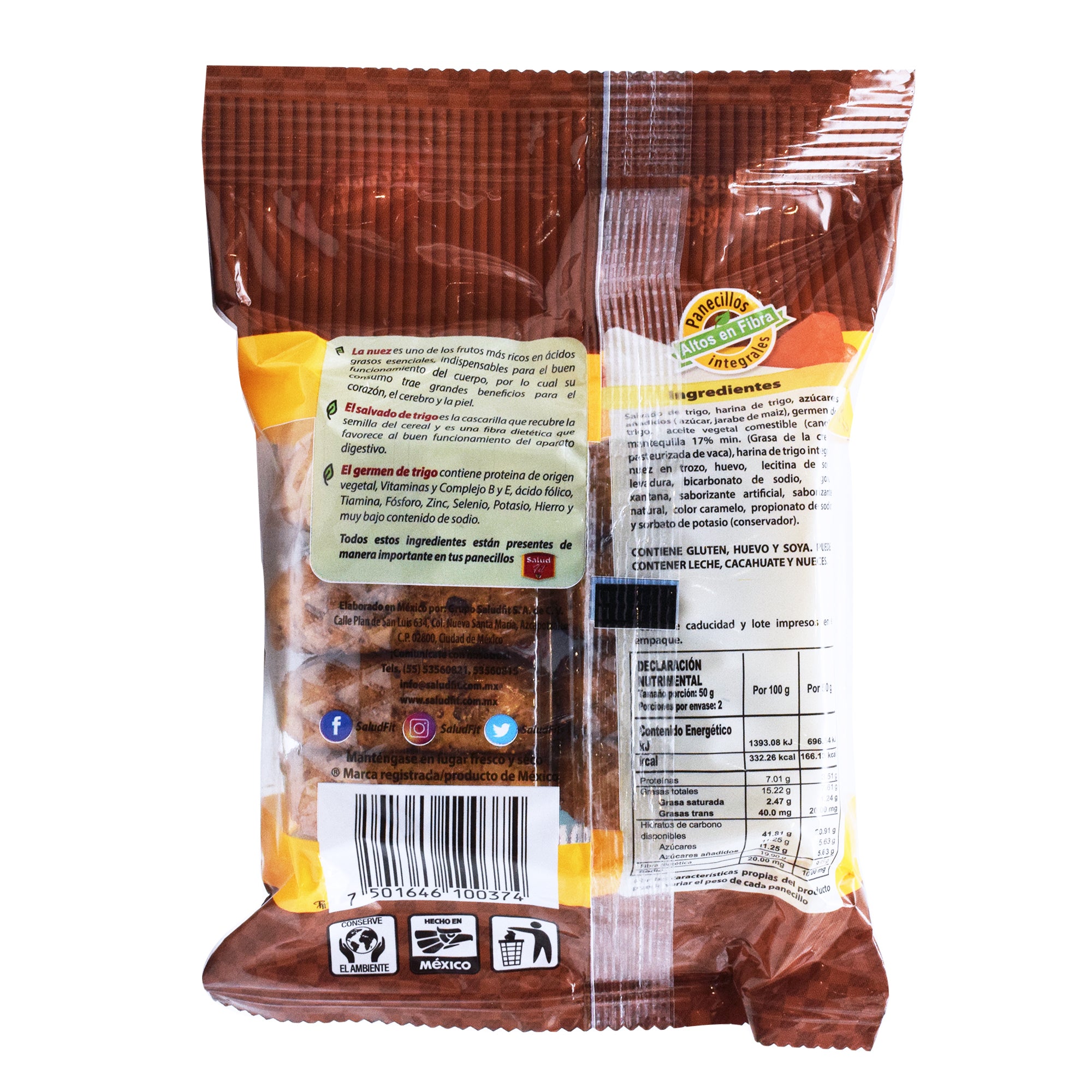 Panecillo Integral Sab Nuez 100 G