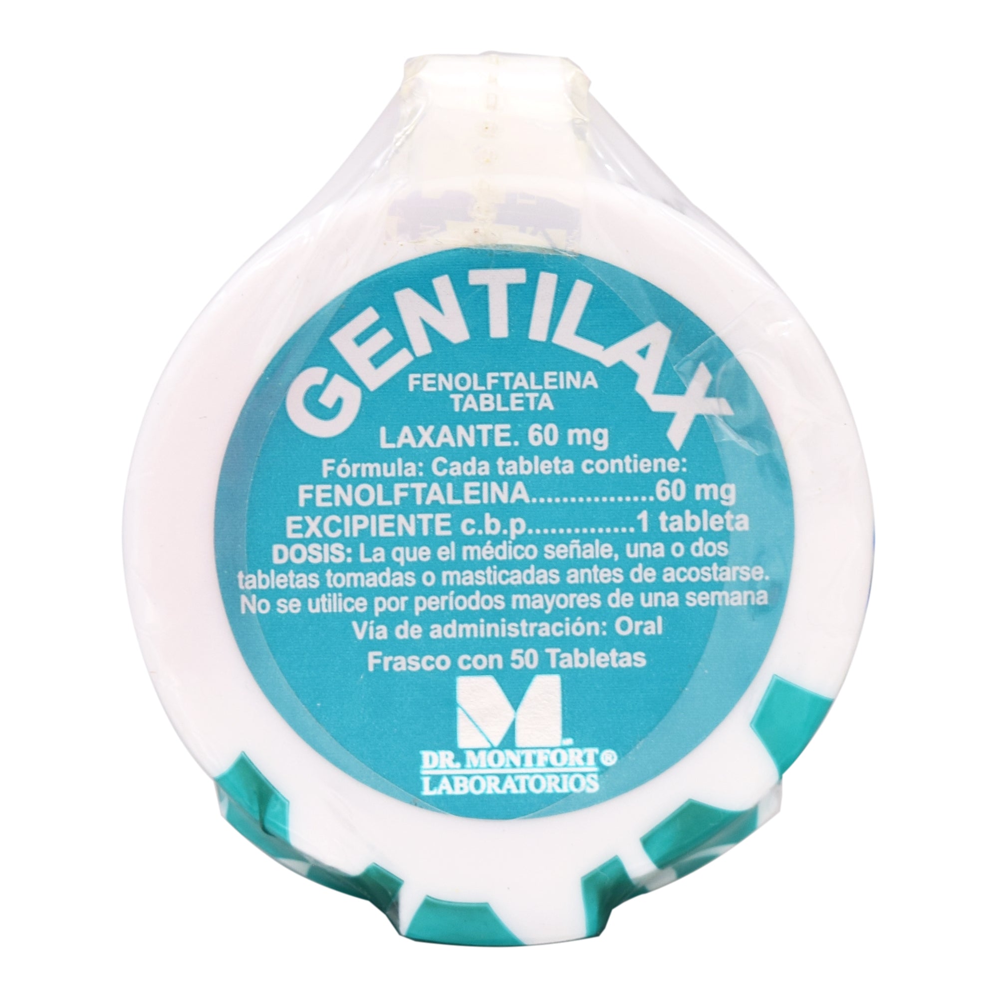 Gentilax Laxante Fenolftaleina 50 Tab
