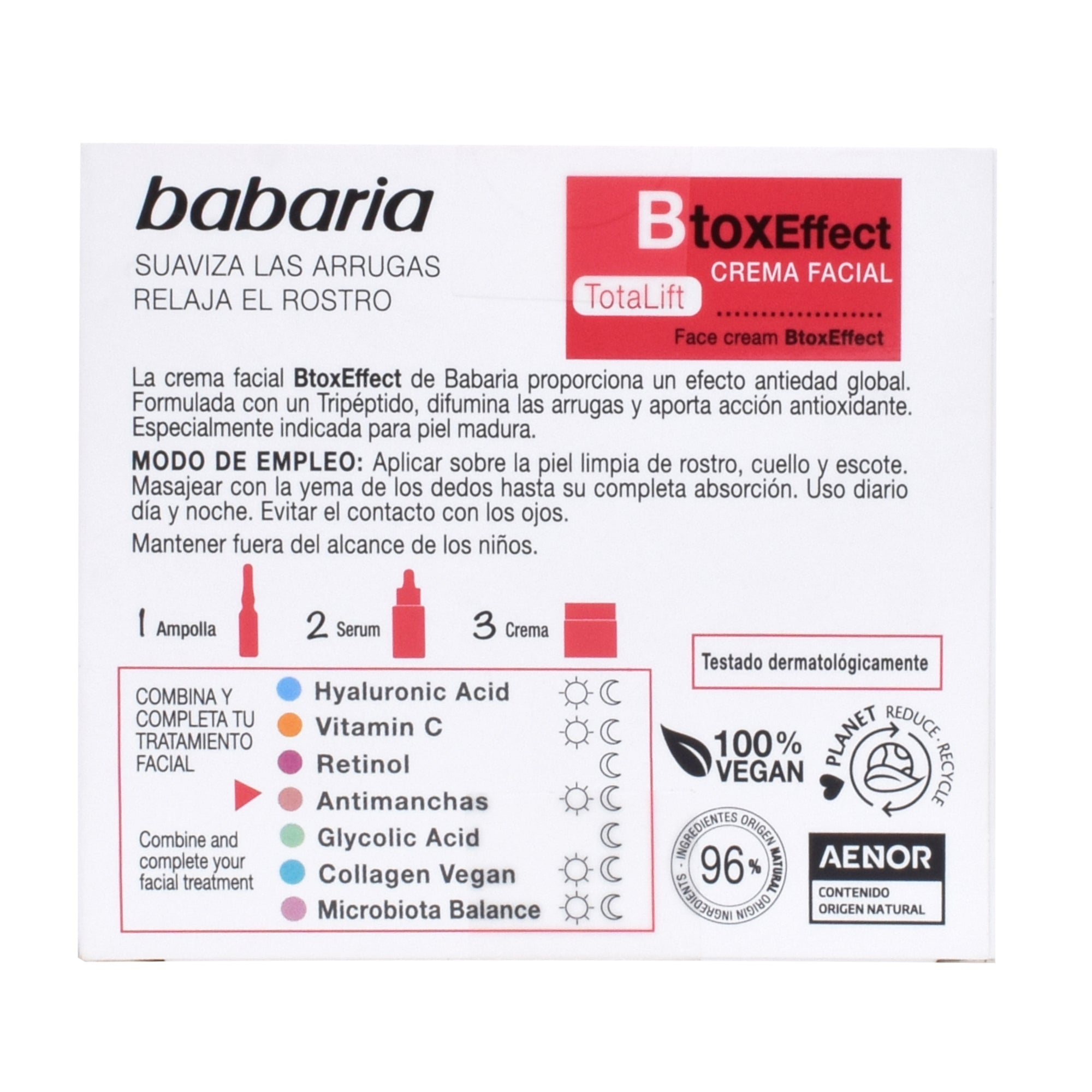 Crema Facial Botox 50 Ml