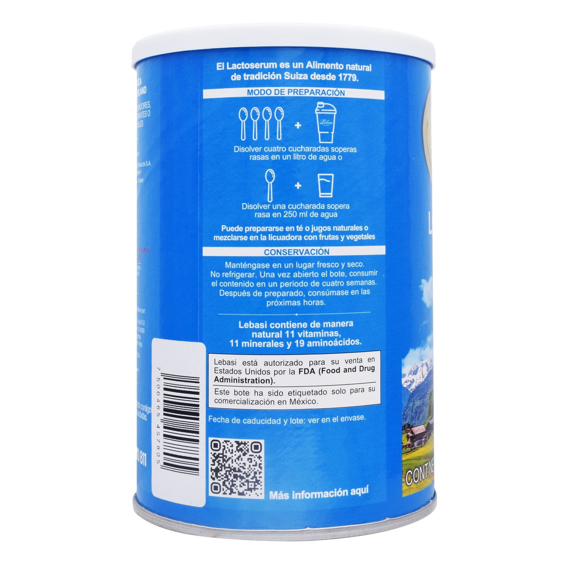 Suero De Leche Lebasi 500 G