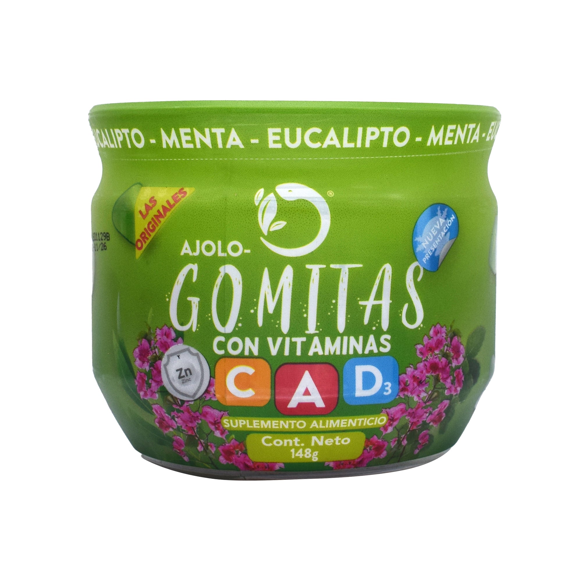 Gomitas Ajolotius Vit A D3 Y C 148 G