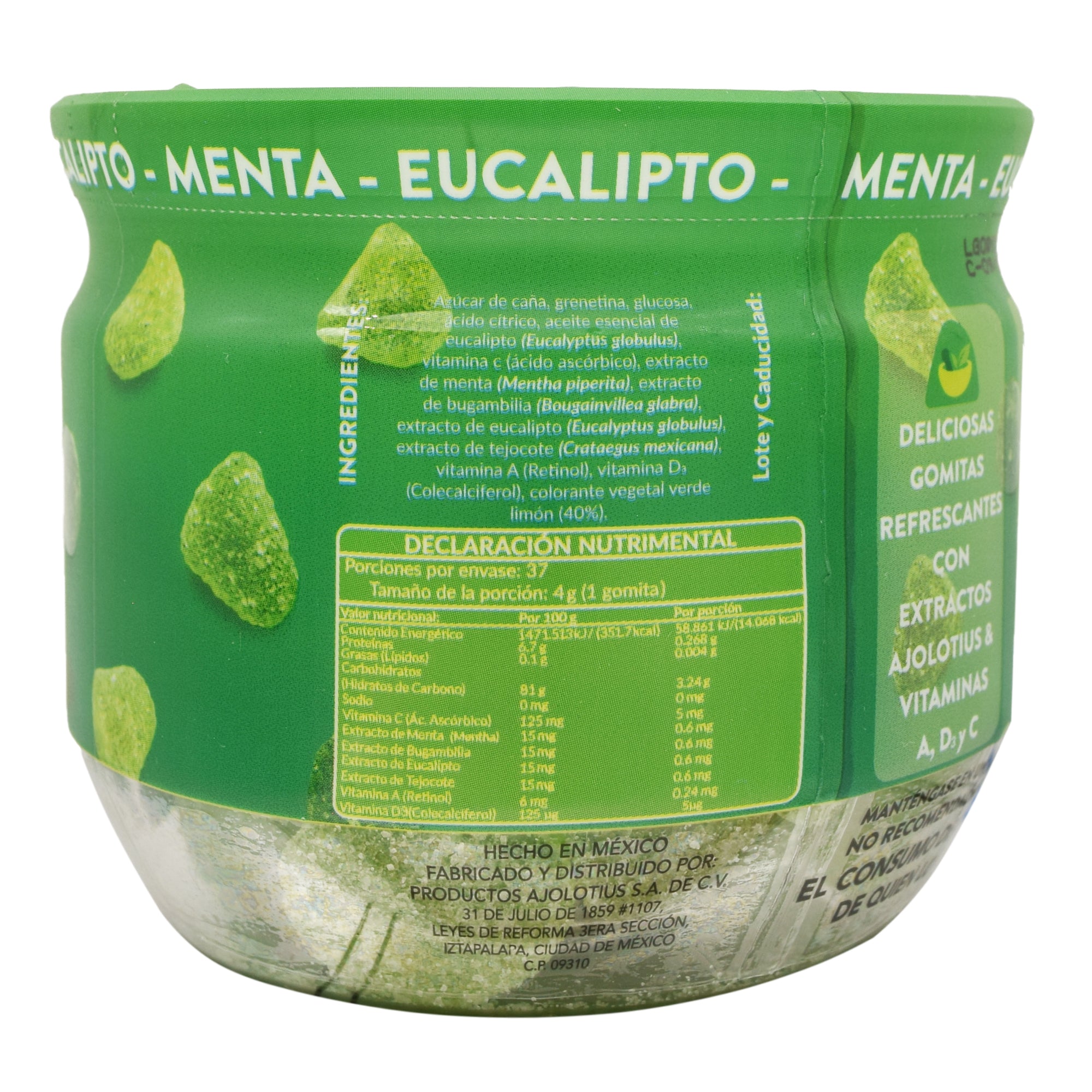 Gomitas Ajolotius Vit A D3 Y C 148 G