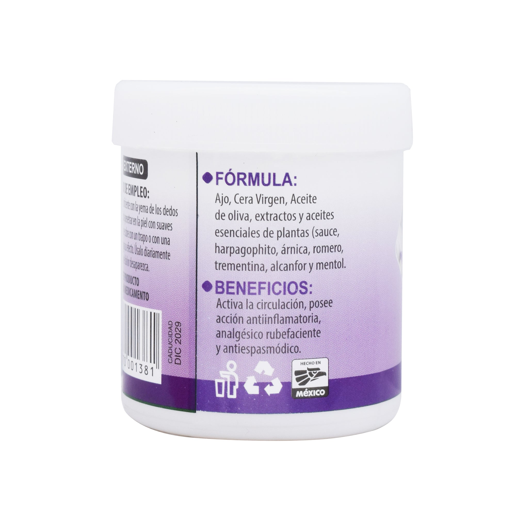 Unguento De Ajo 125 G