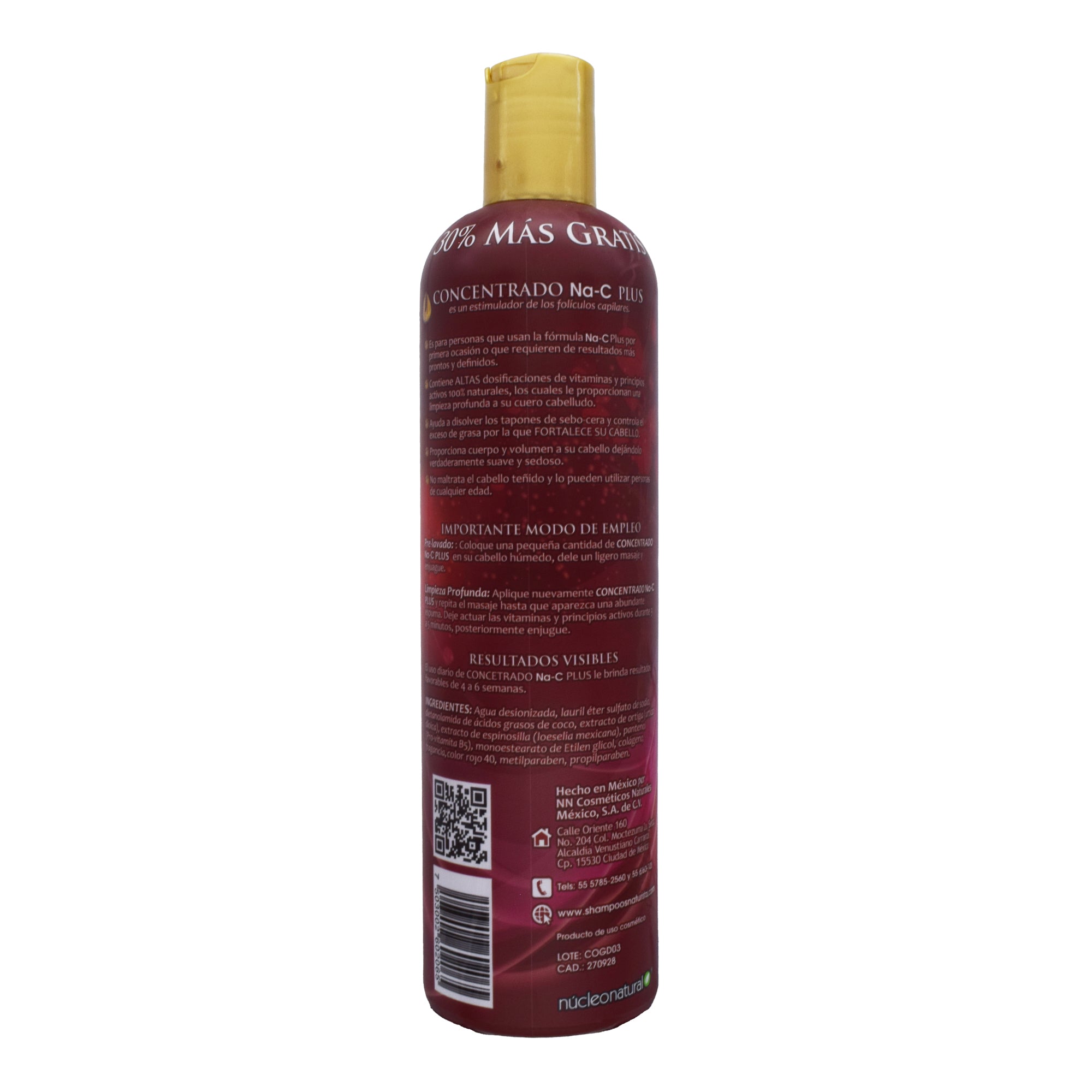 Shampoo Na C Plus Concentrado 650 Ml