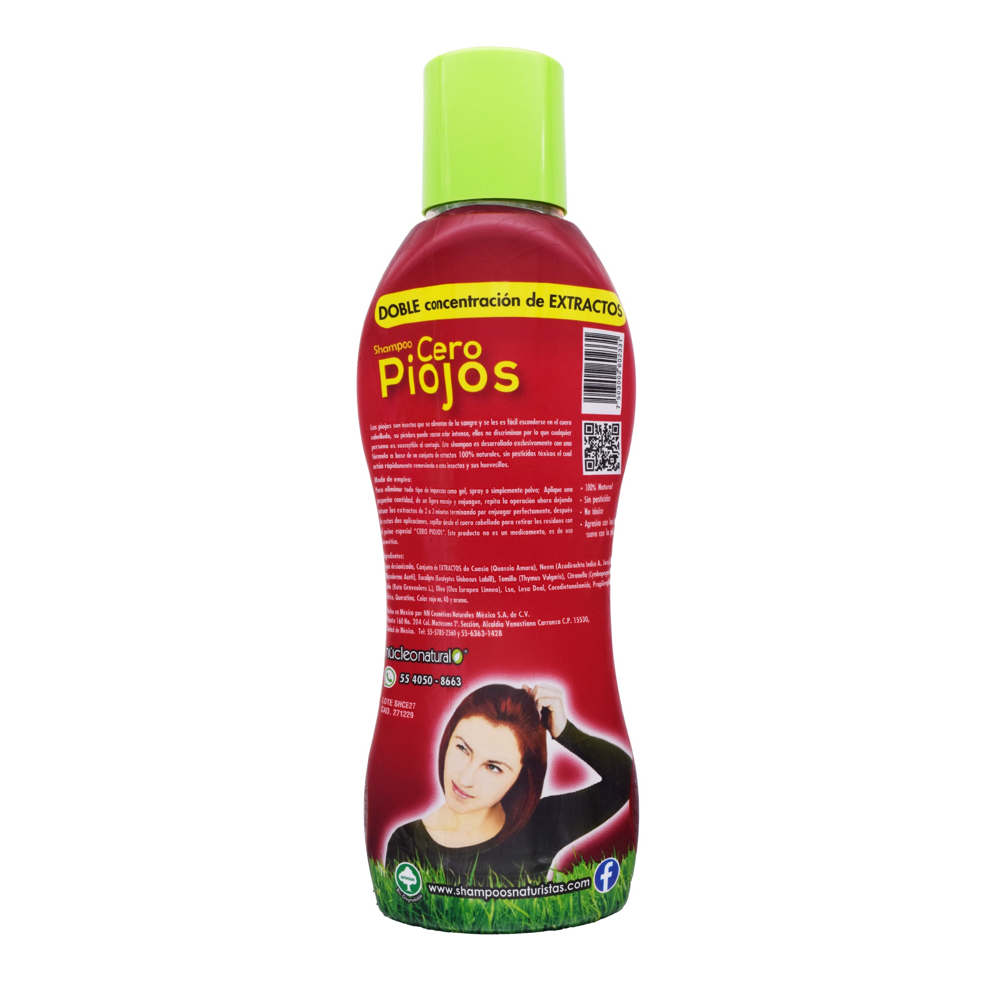 Shampoo Cero Piojos 1100 Ml