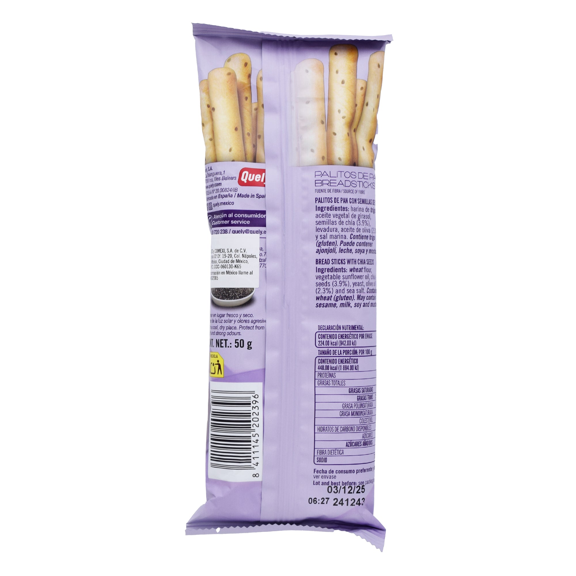 Palitos Chia 50 G