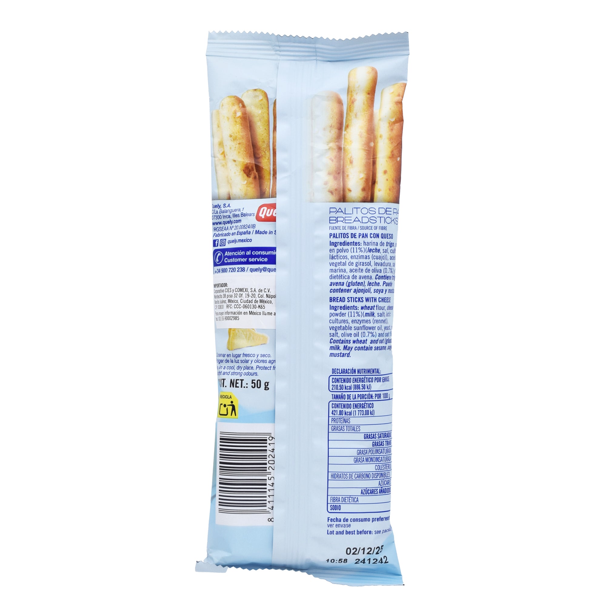 Palitos Queso 50 G