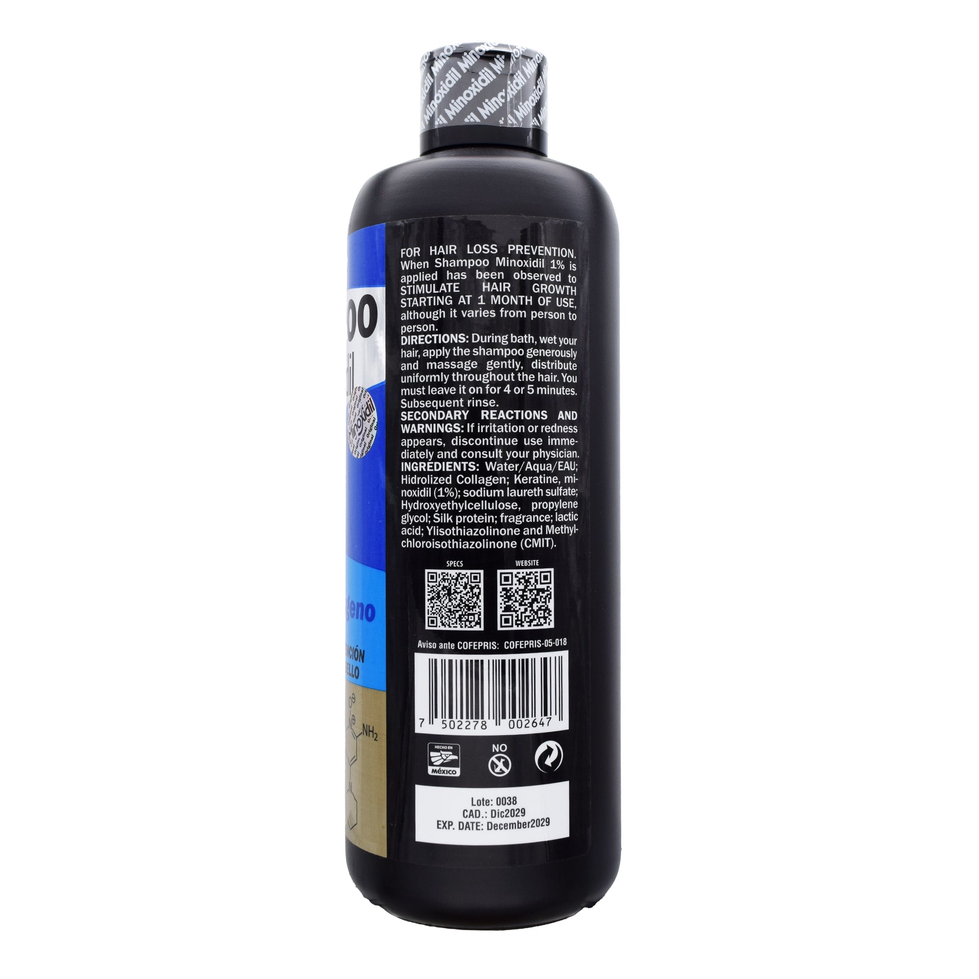 Shampoo Minoxidil 950 Ml