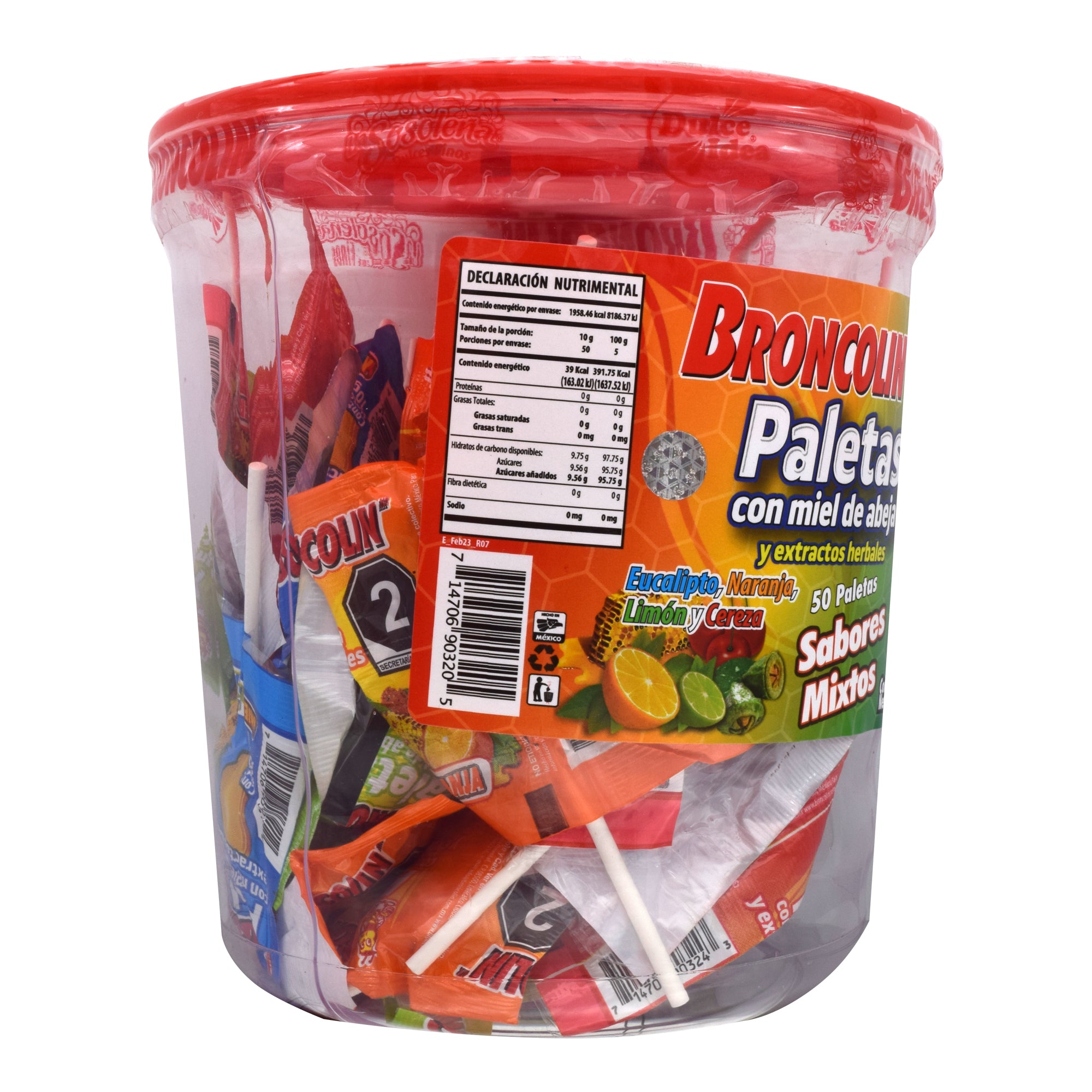 Paleta 30G Varios Sabores (Paquete 50)