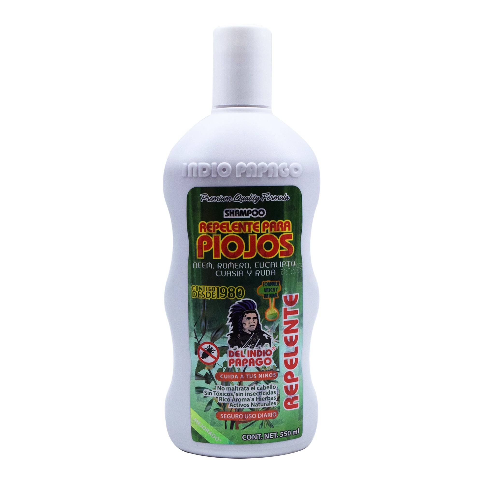 Shampoo Repelente De Piojos 550 Ml
