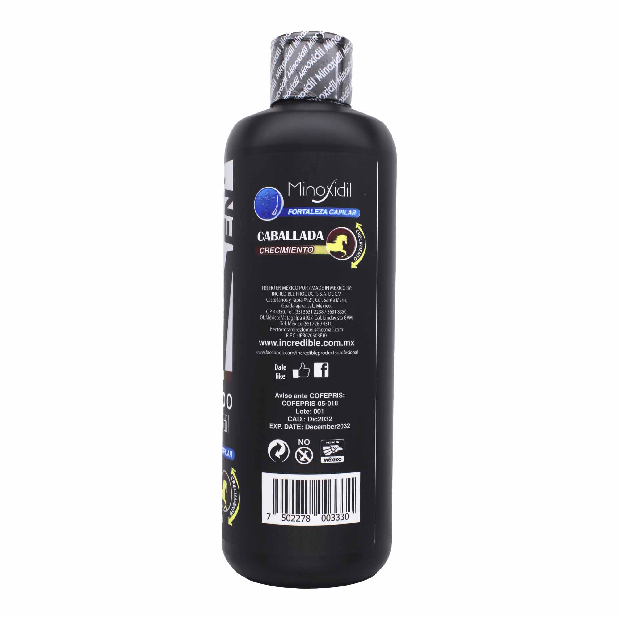 Shampoo Minoxidil Caballada 950 Ml