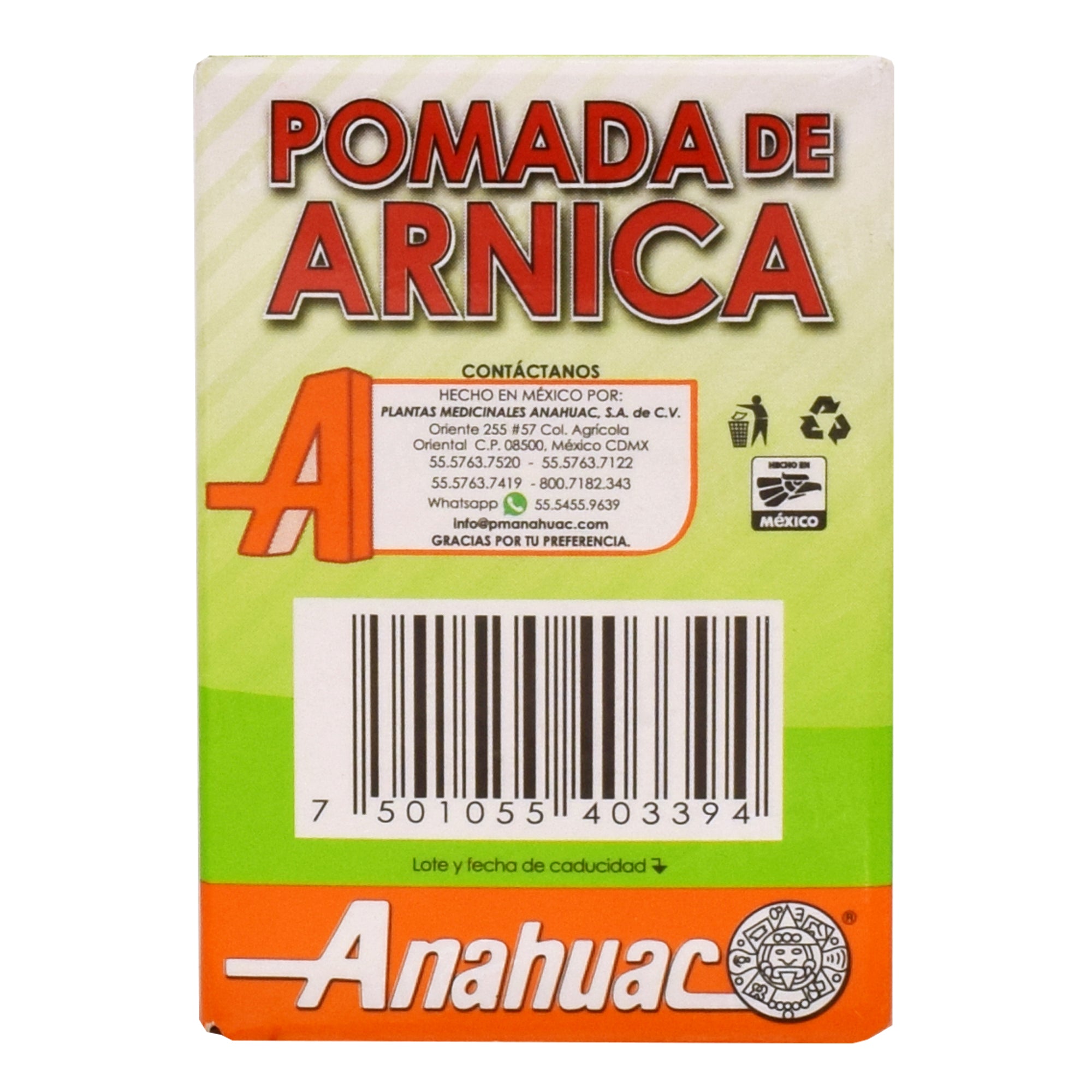 Pomada De Arnica 50 G