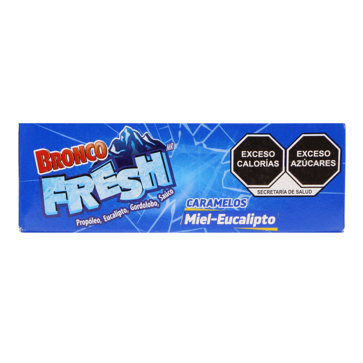 Caramelo Miel Mentol Bronco Fresh 33 G (Paquete 12)