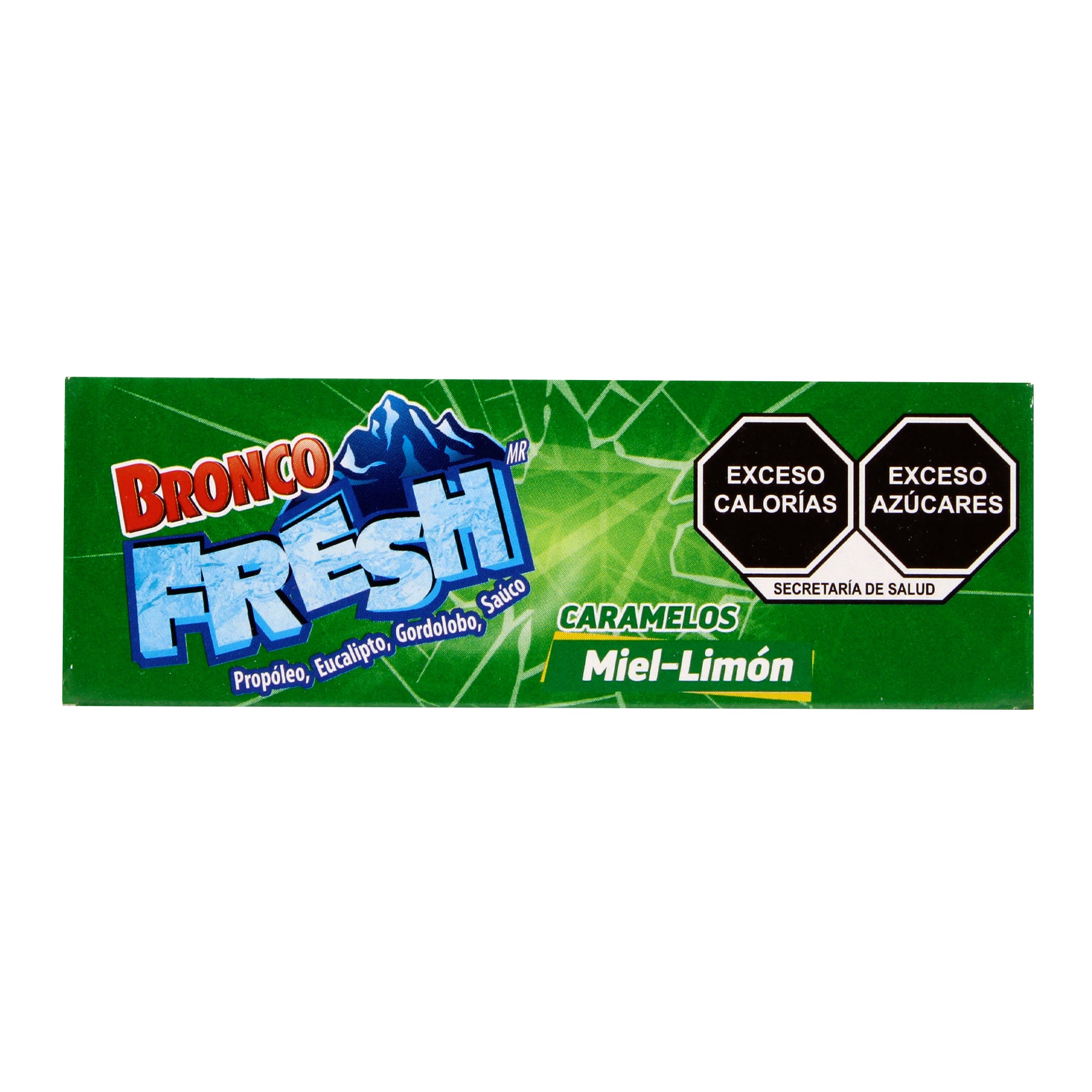 Caramelo Miel Limon Bronco Fresh 33 G (Paquete 12)