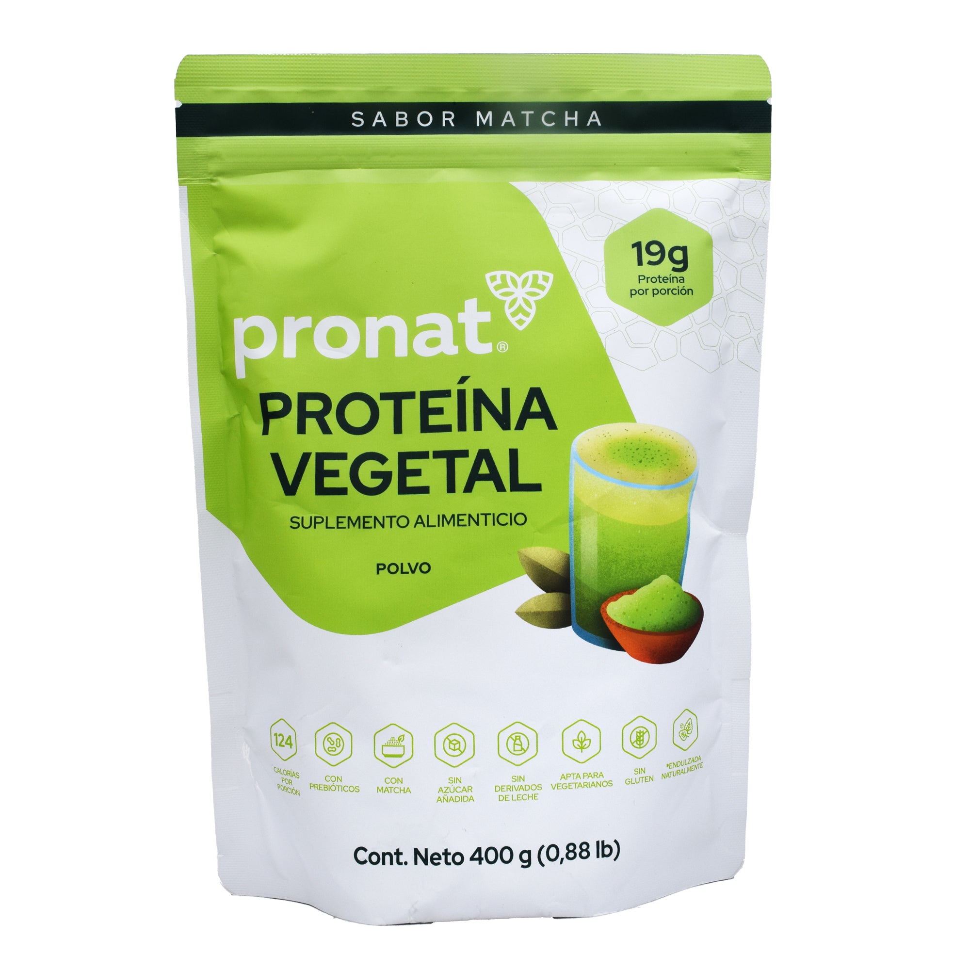 Proteina Vegetal Matcha 400 G