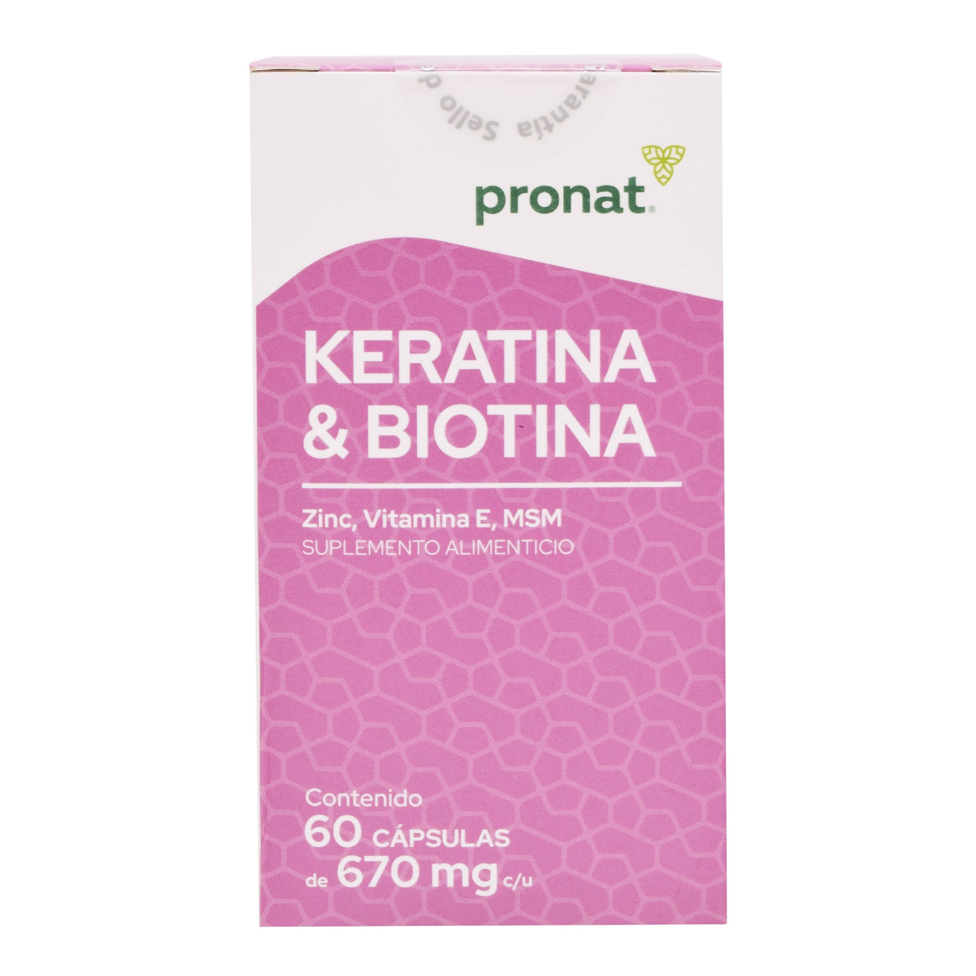Keratina Biotina 60 Cap