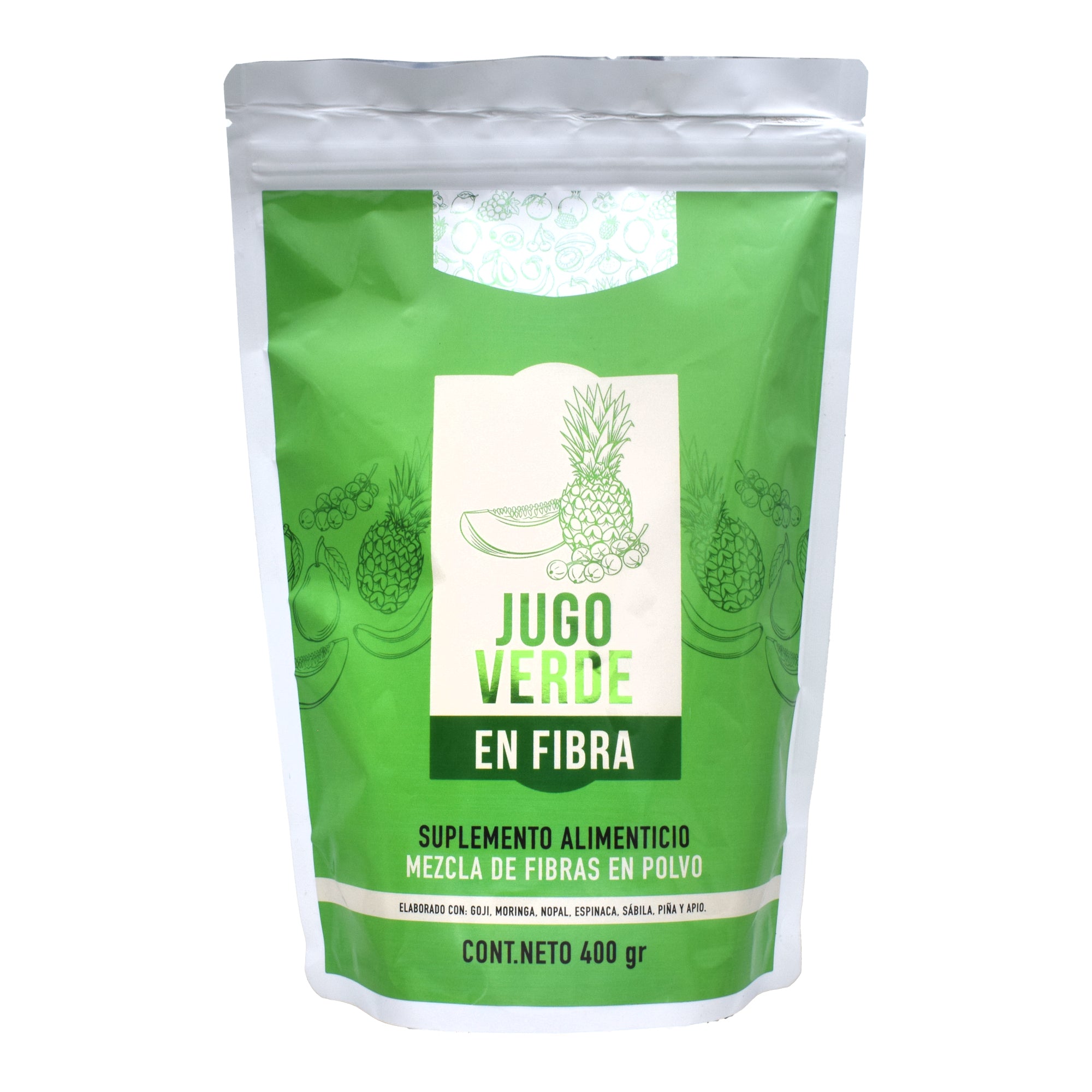 Jugo verde 400 g resarsa Súper Naturista