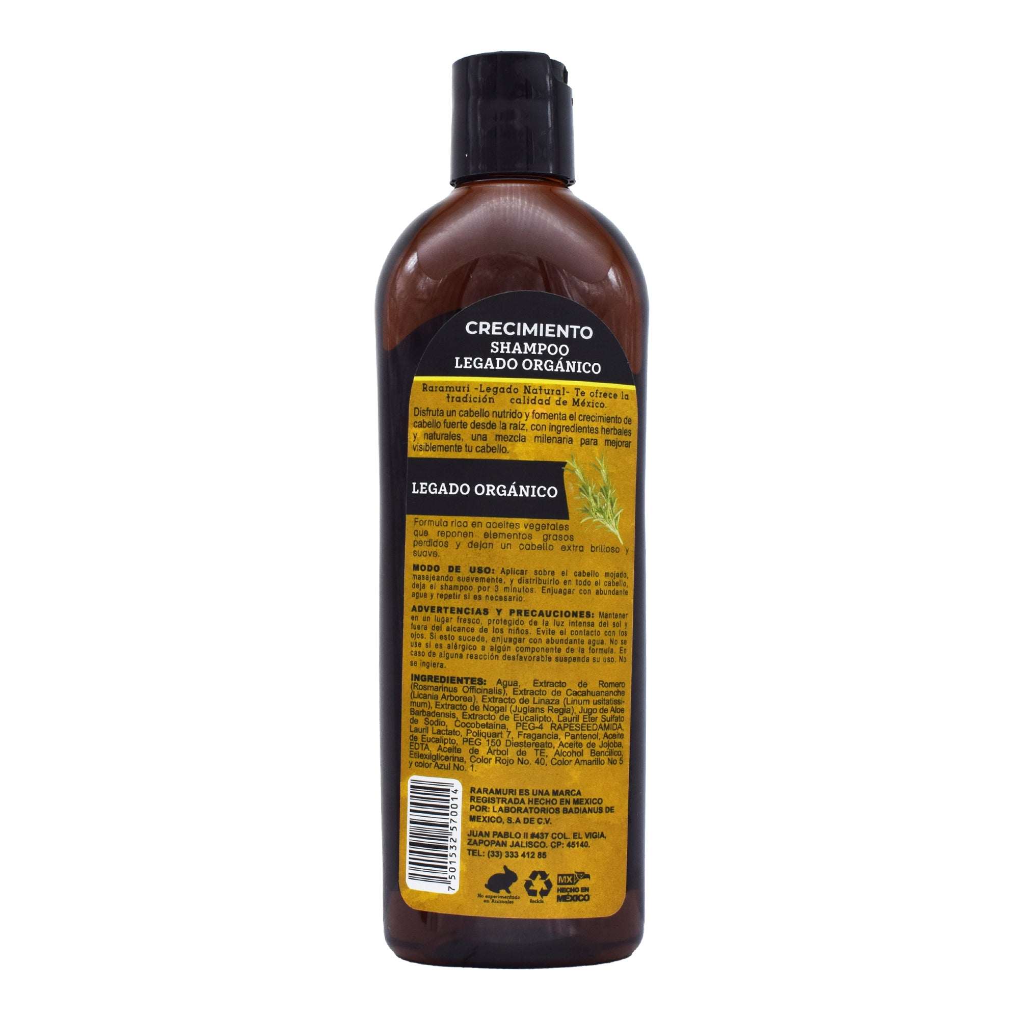 Shampoo Legado Organico 400 Ml