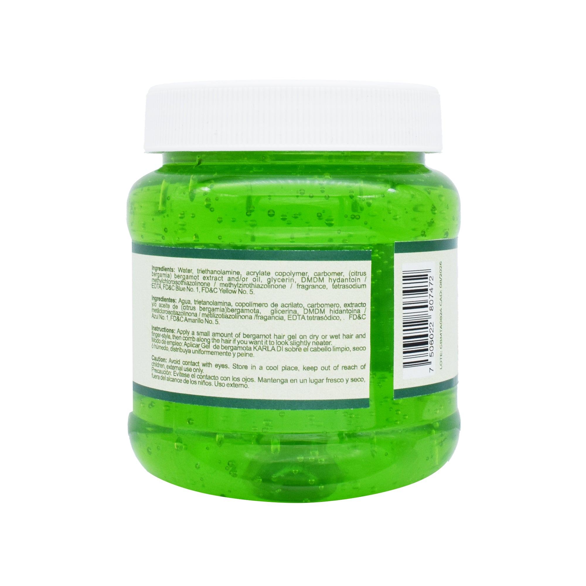 Gel Capilar De Bergamota 250 G