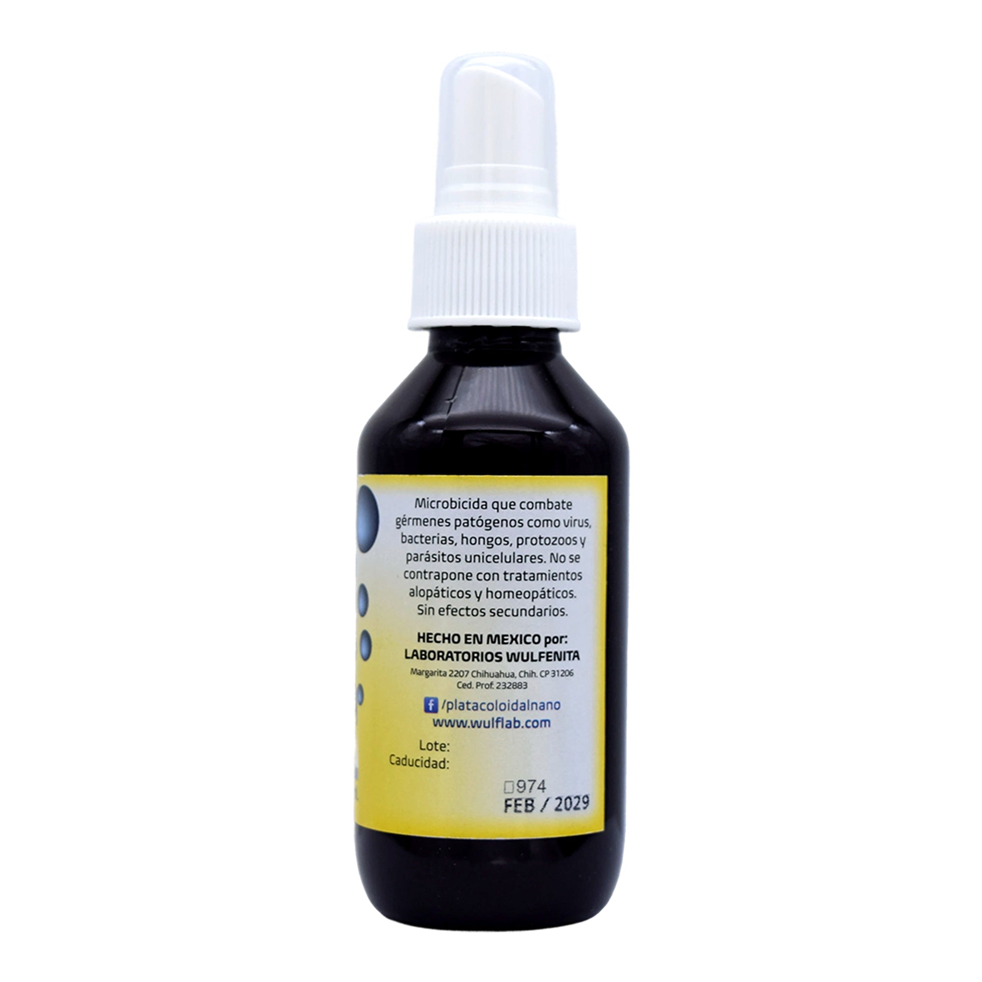 Nano Plata Coloidal 125 Ml