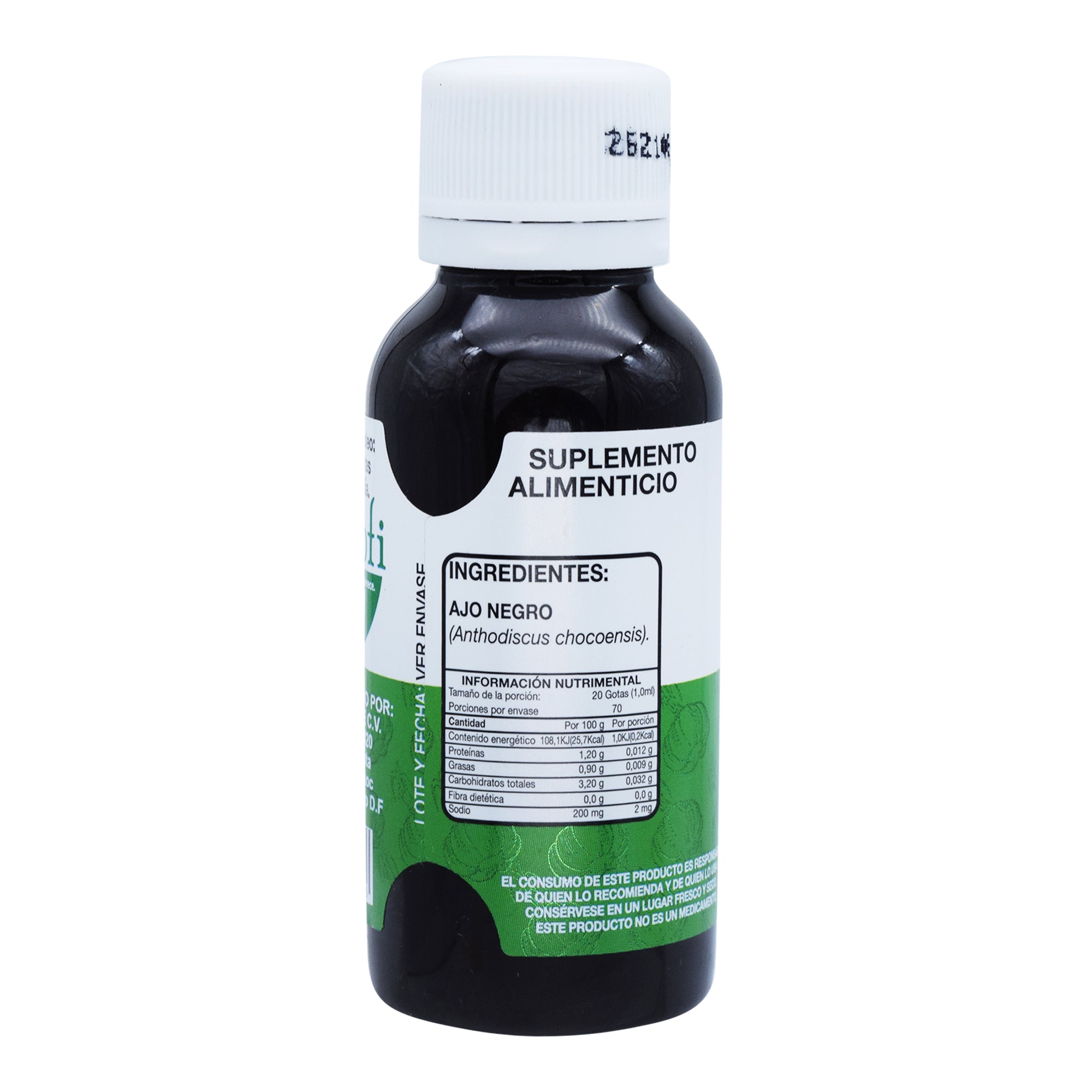 Ajo Negro Tintura 70 Ml