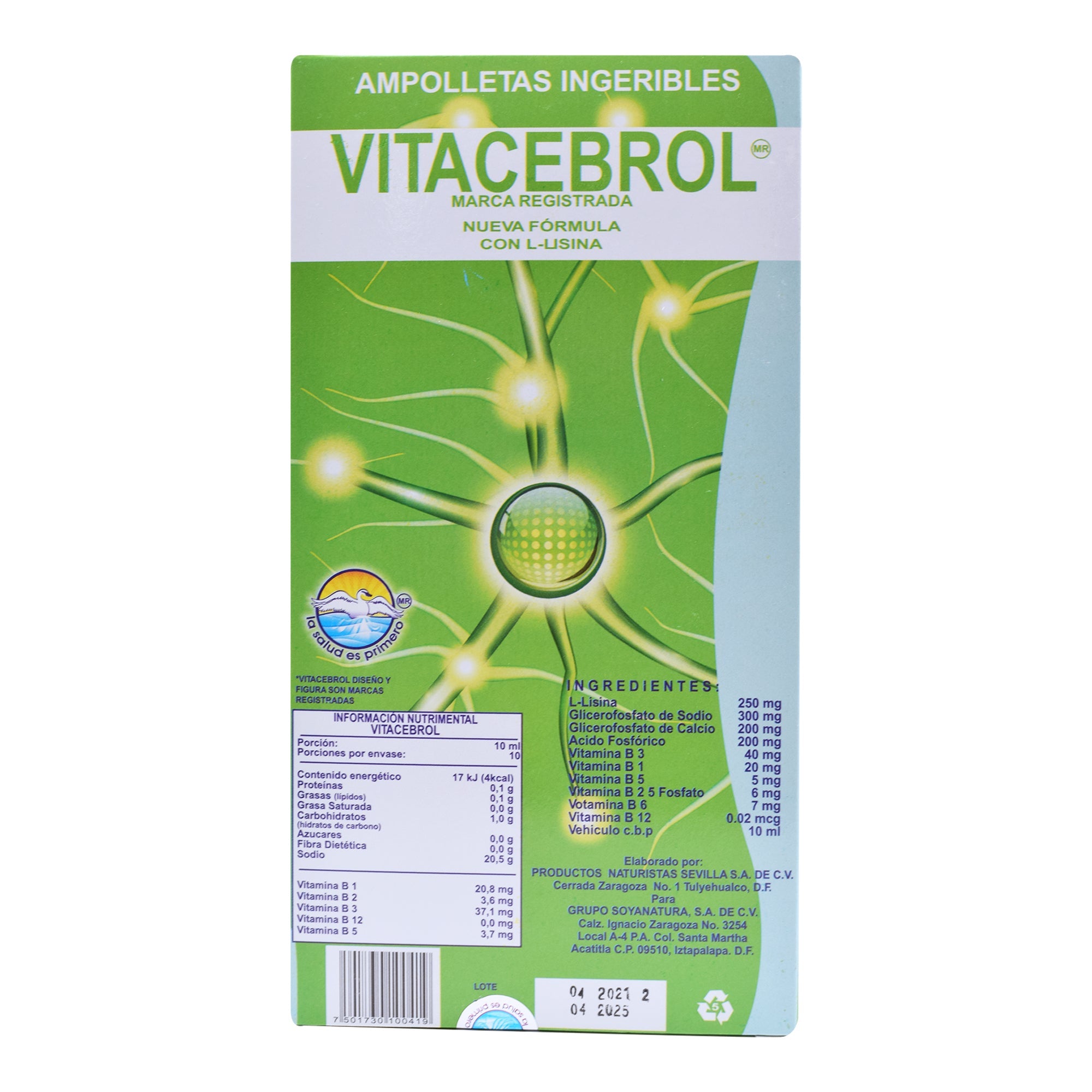 Vitacebrol 10 Amp