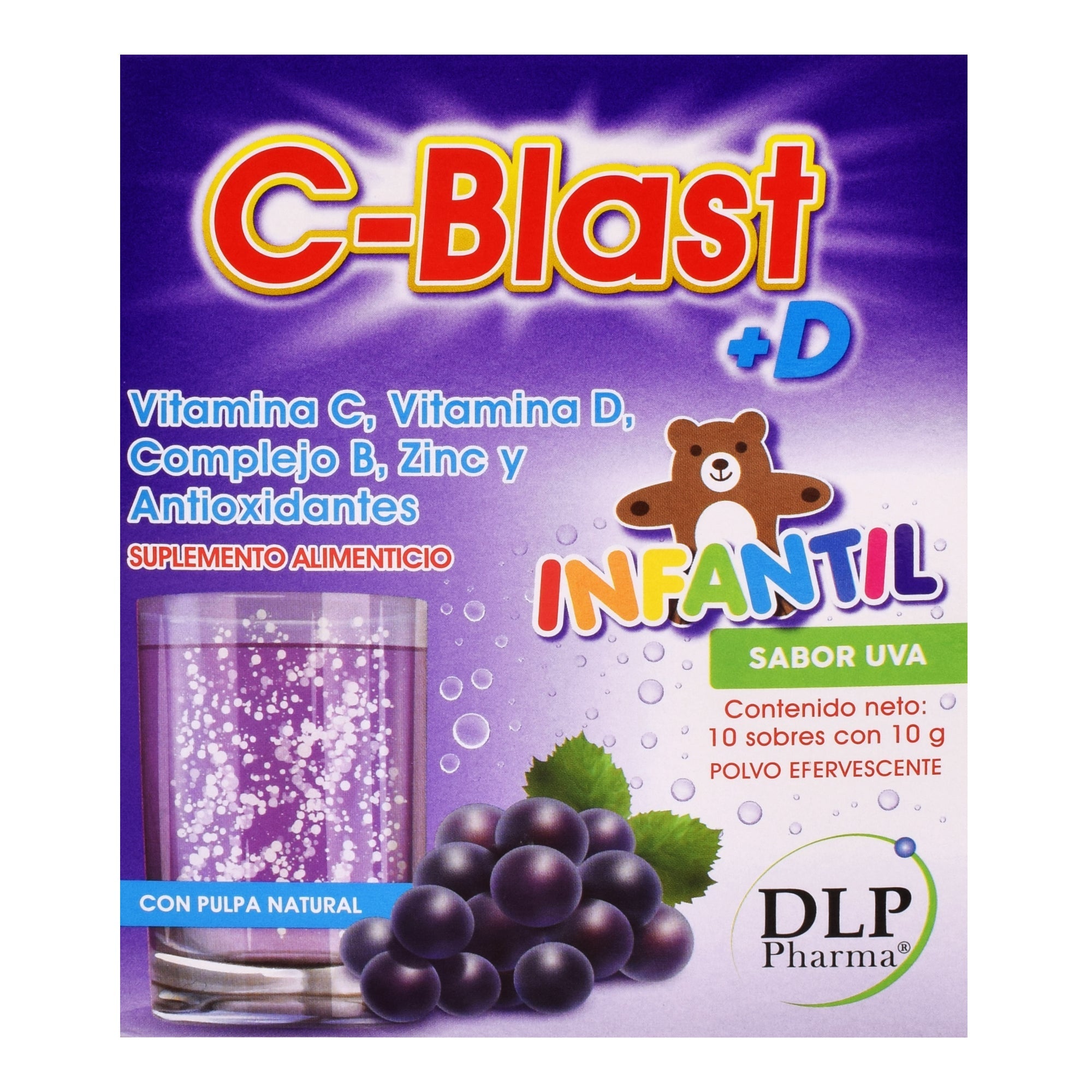 C Blast Infantil Uva 10 Sob