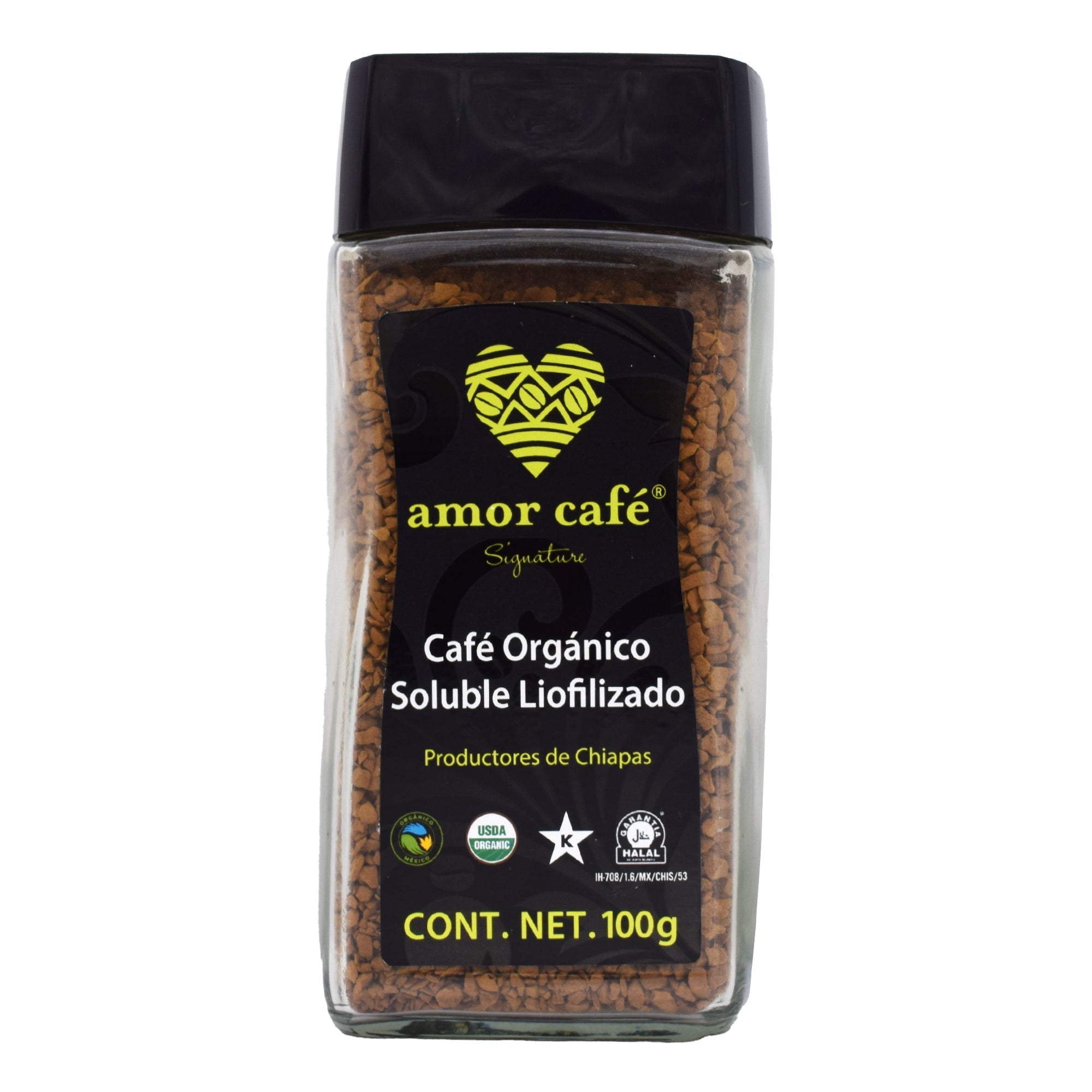 Cafe Organico Soluble Liofilizado 100 G