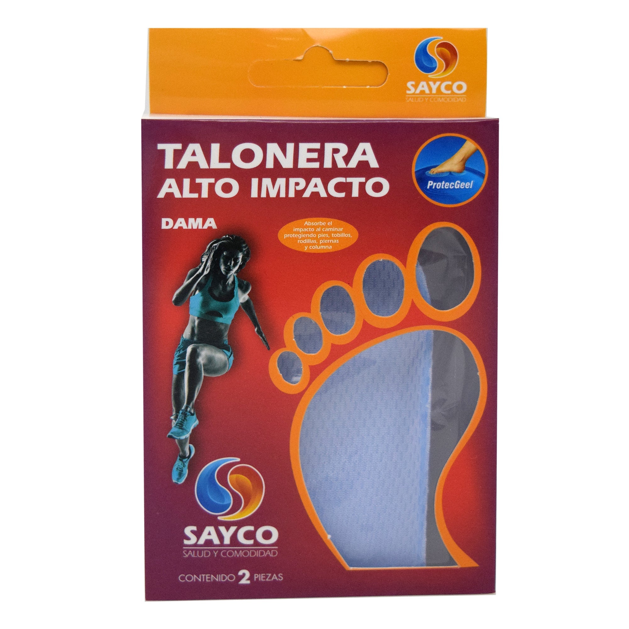 Talonera De Gel Alto Impacto Dama