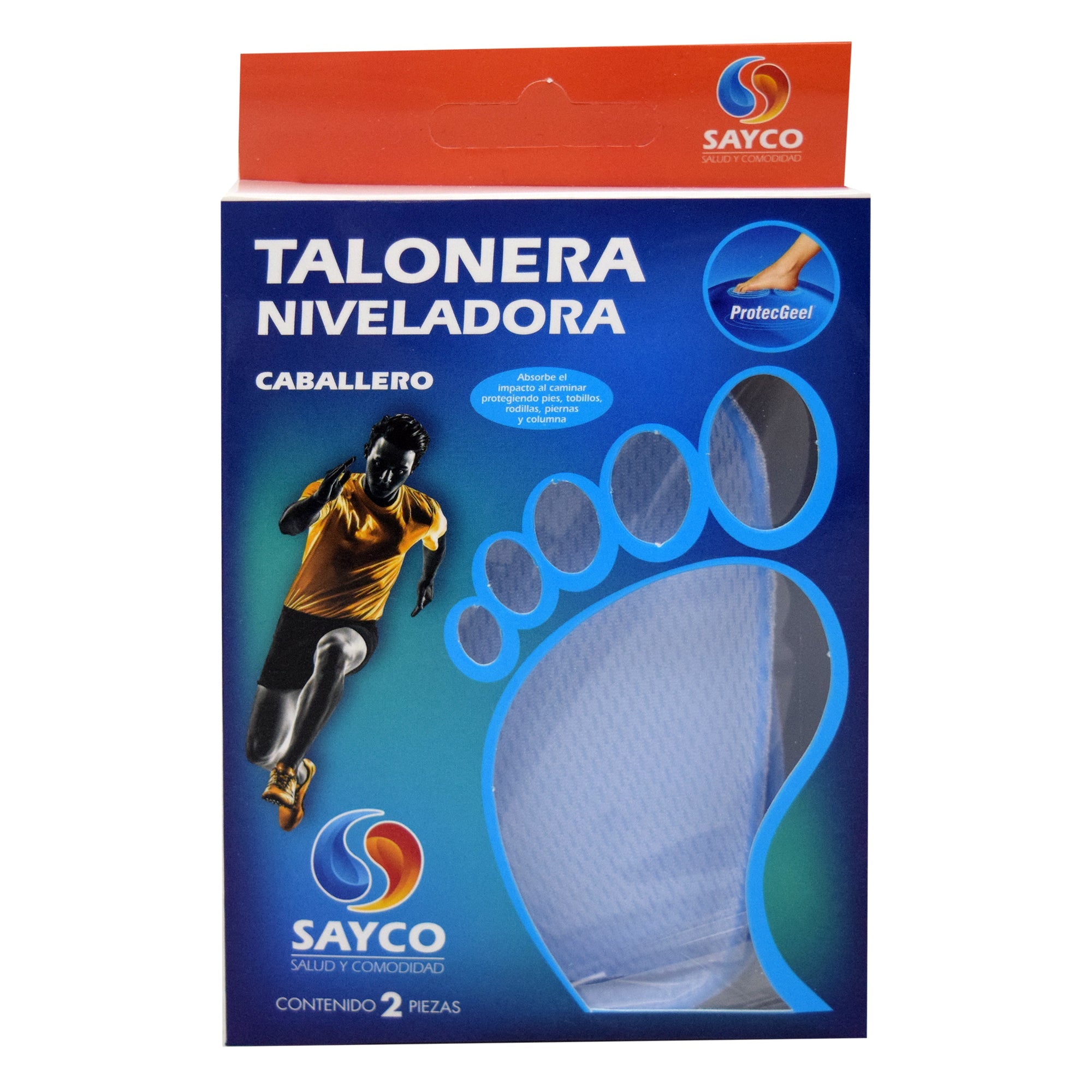 Talonera De Gel Balanceadora Caballero