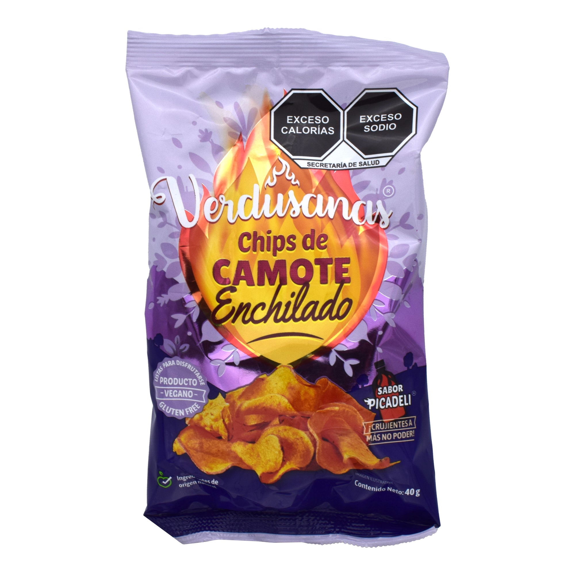 Chips De Camote Enchilado 40 G