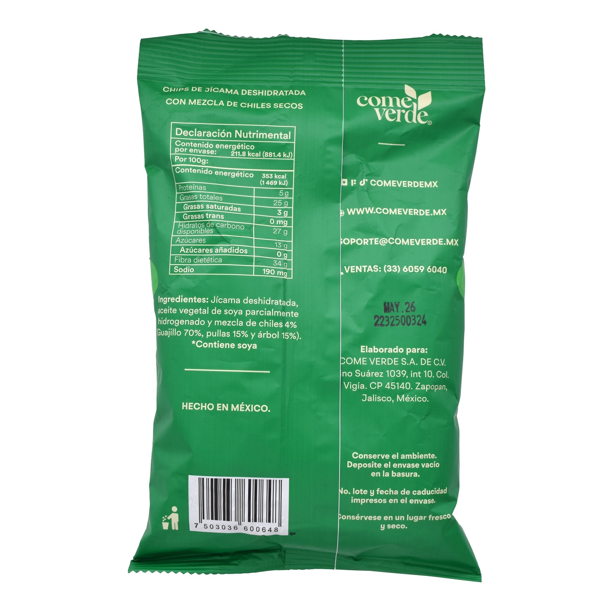 Chips Jicama Enchilada 60 G