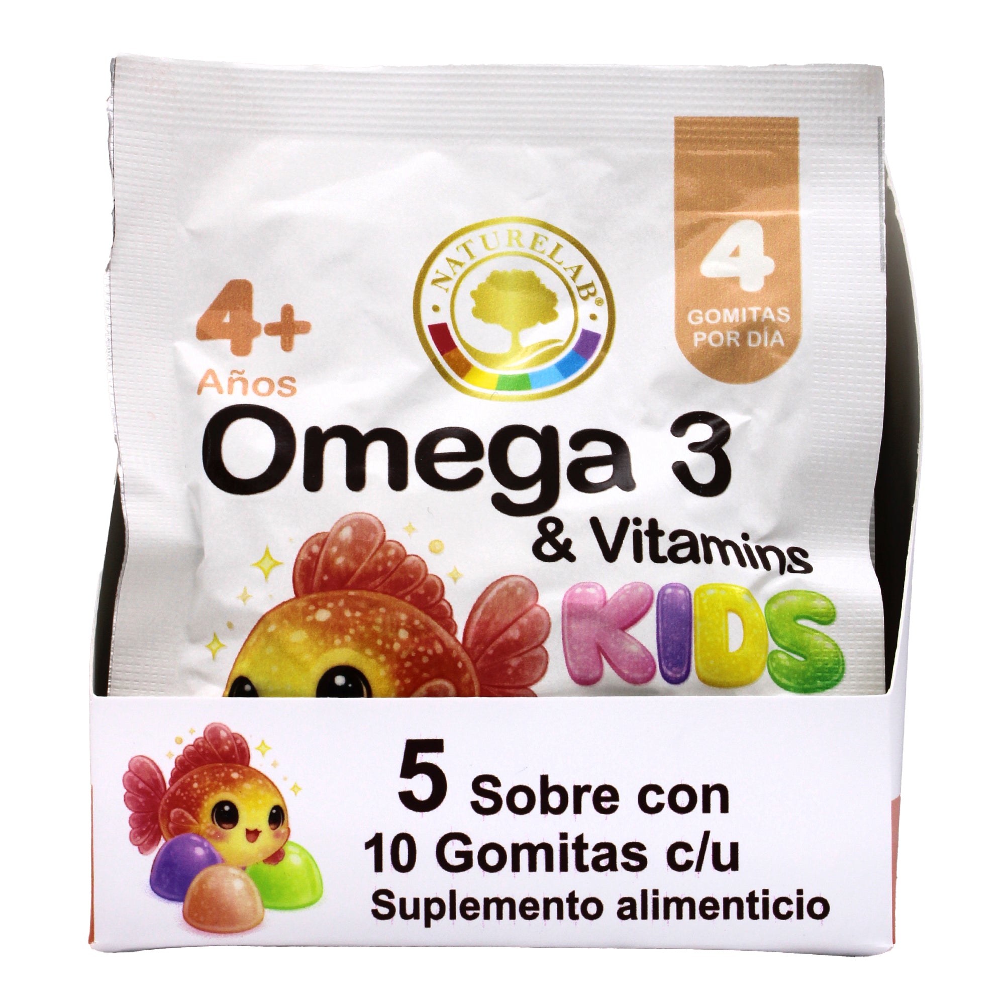 Omega 3 Kids 10 Gomitas (PAQUETE 5)