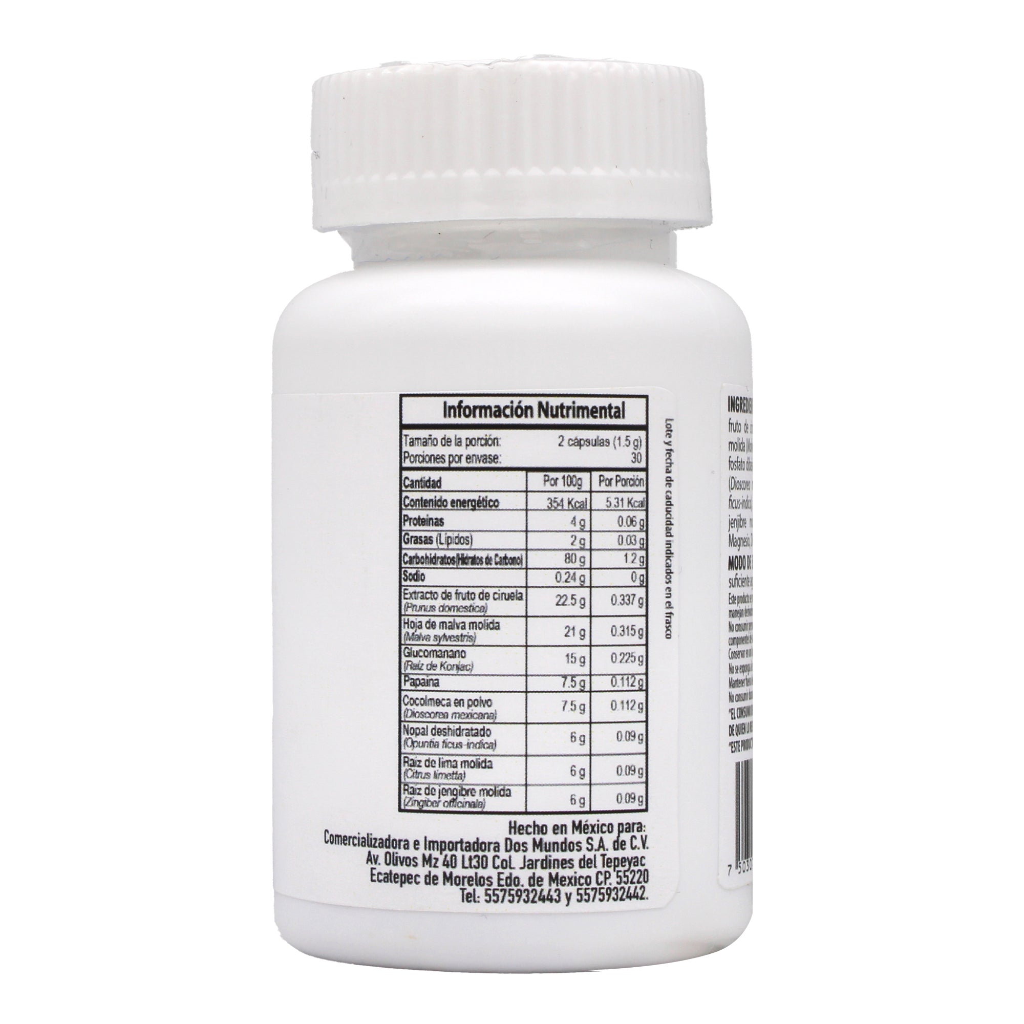 Extracto De Ciruela 60 Cap