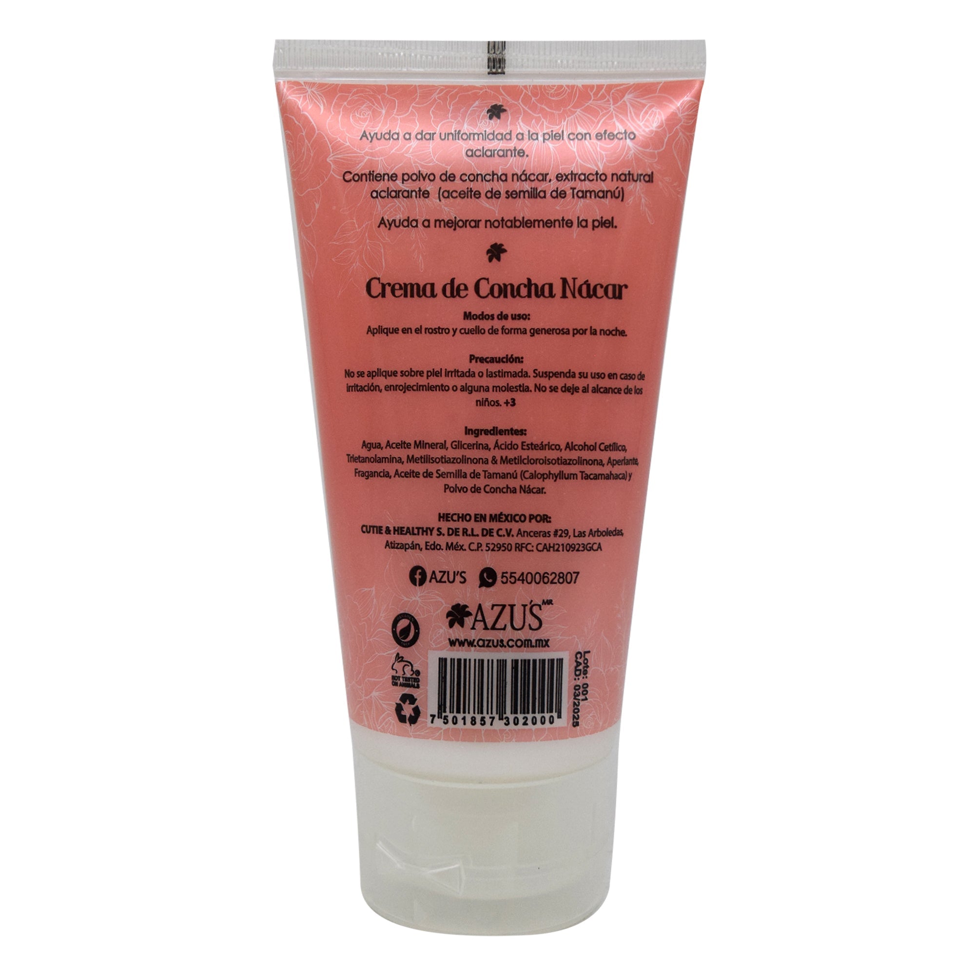 Crema De Concha Nacar 160 Ml