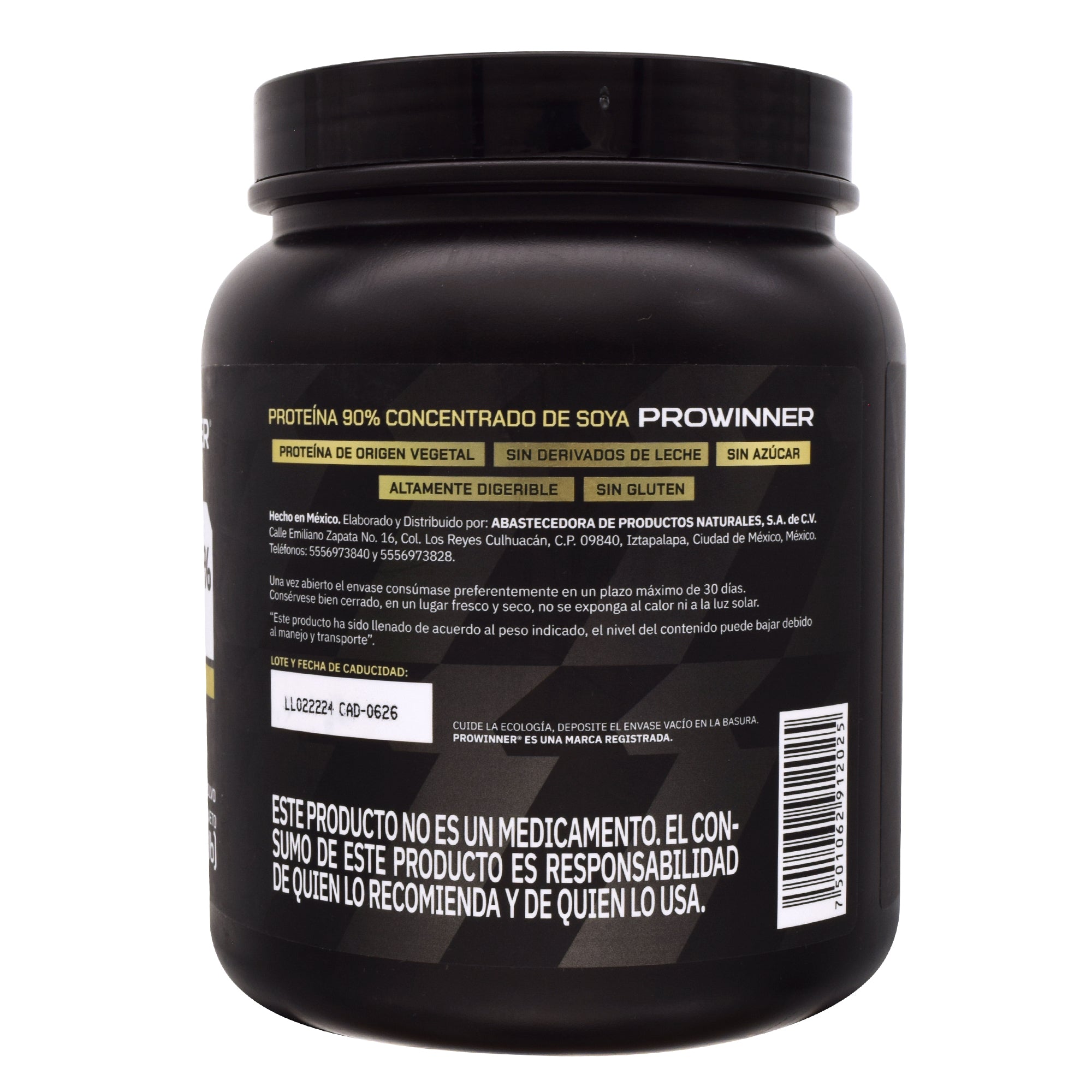 Proteina 90 Porciento De Soya Natural 400 G