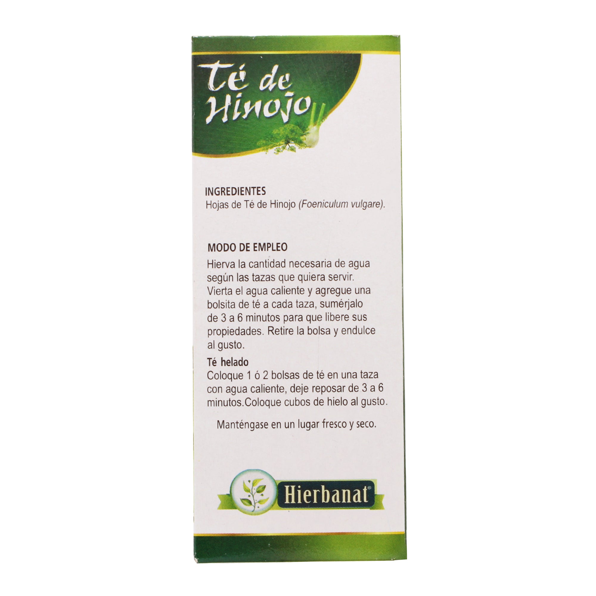 Te Hinojo 25 Sobres 1 G C/u