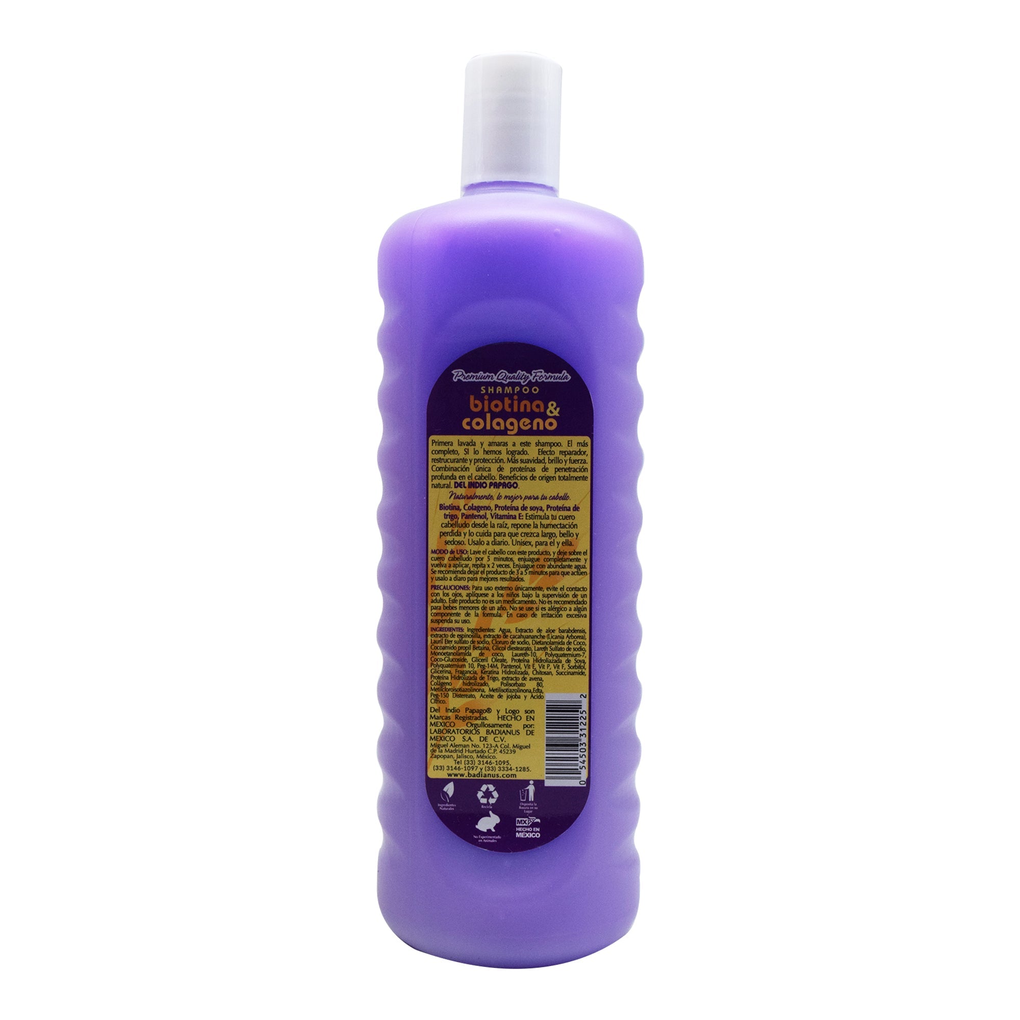 Shampoo Biotina Y Colageno 1.1  L