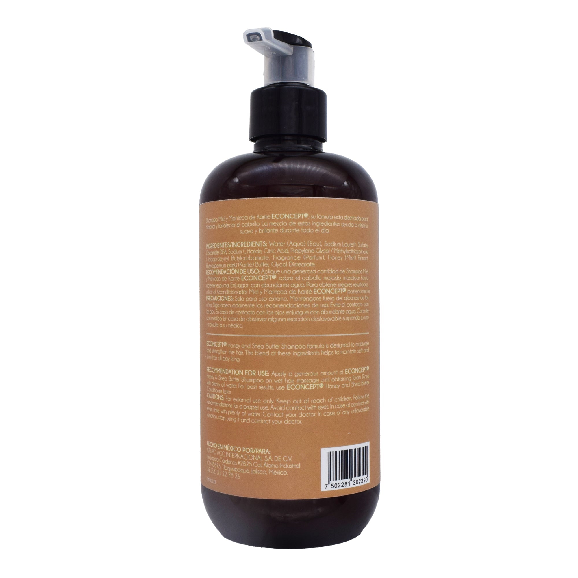 Shampoo Miel Manteca De Karite 500 Ml