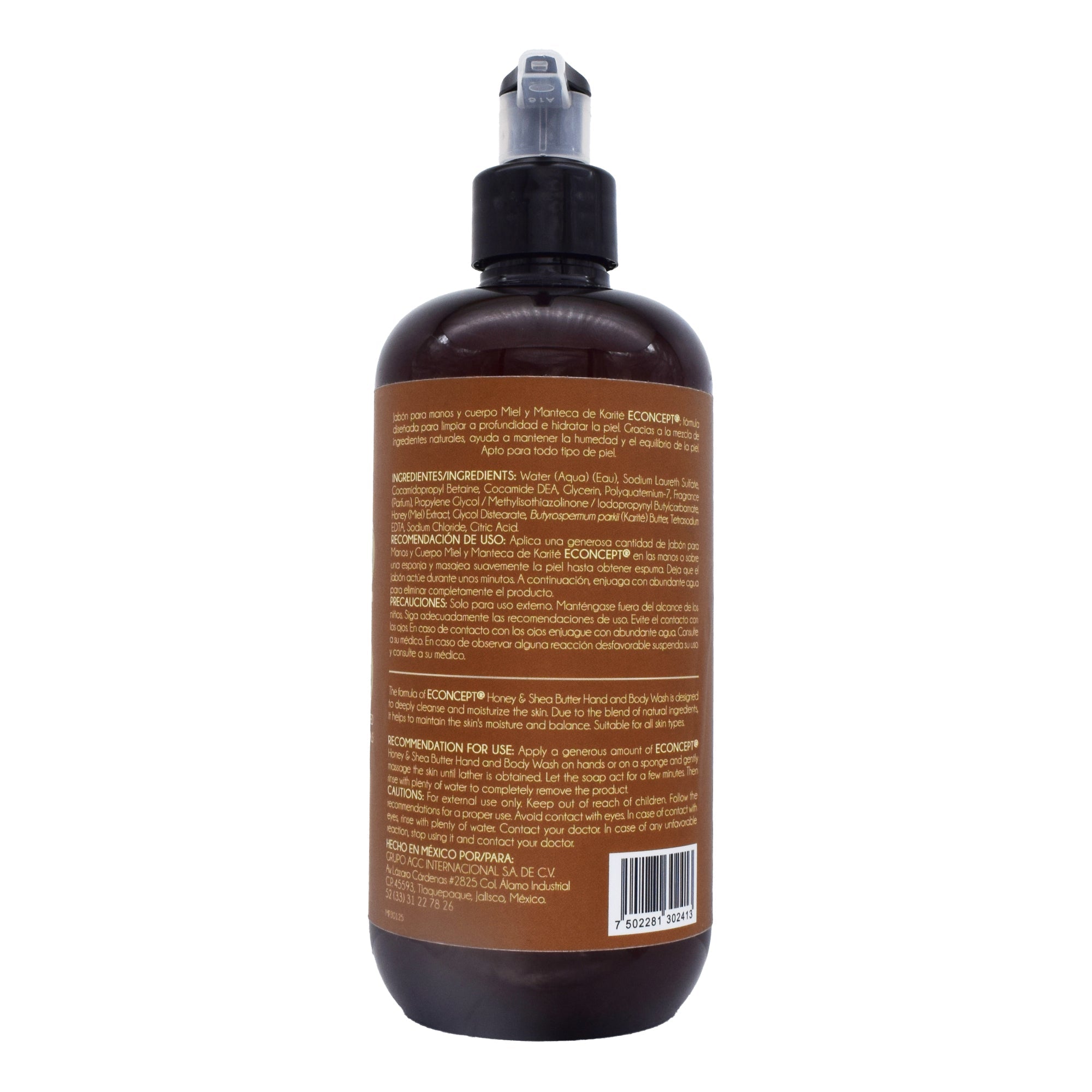 Jabon Para Manos Y Cuerpo Miel Manteca De Karite 500 Ml