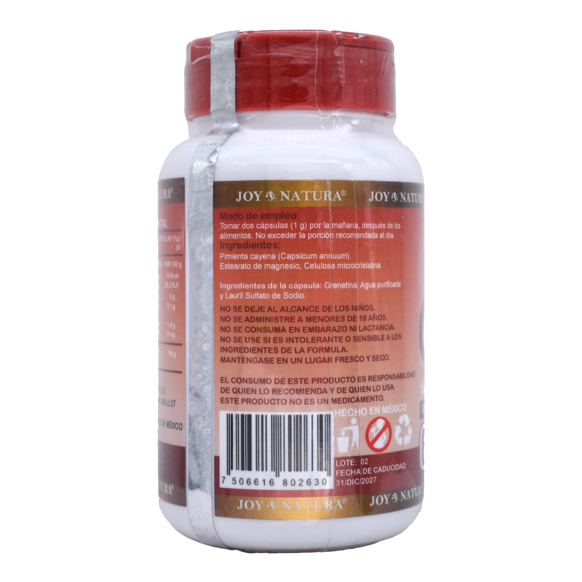 Pimienta Cayena 60 Cap