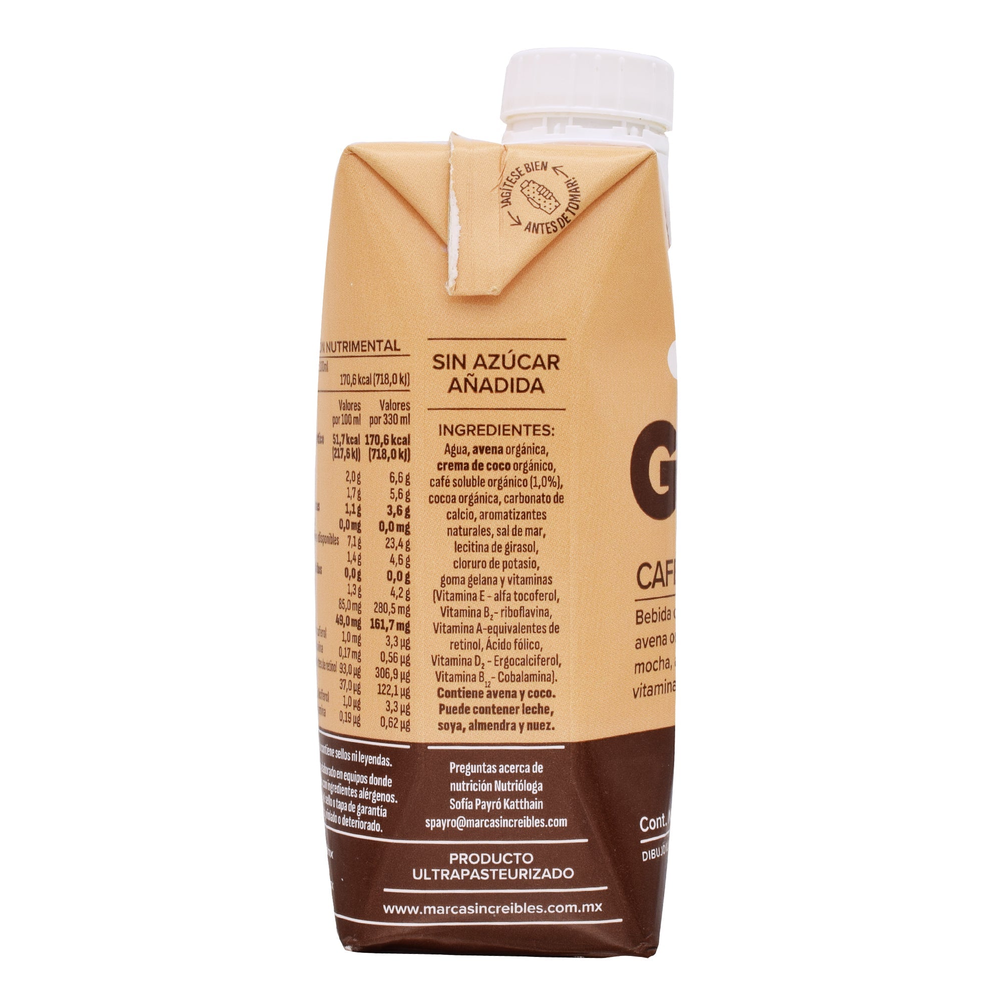 Bebida Avena Cafe Mocha 330 Ml