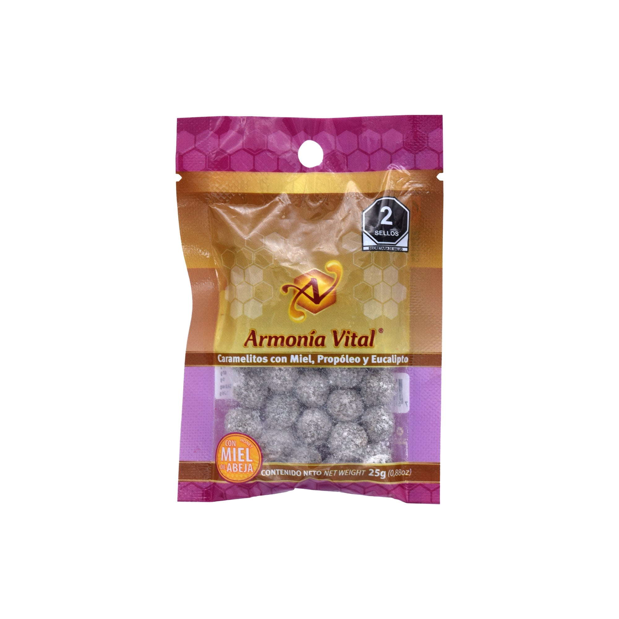 Caramelo Miel Propoleo Eucalipto 25 G (PAQUETE 6)