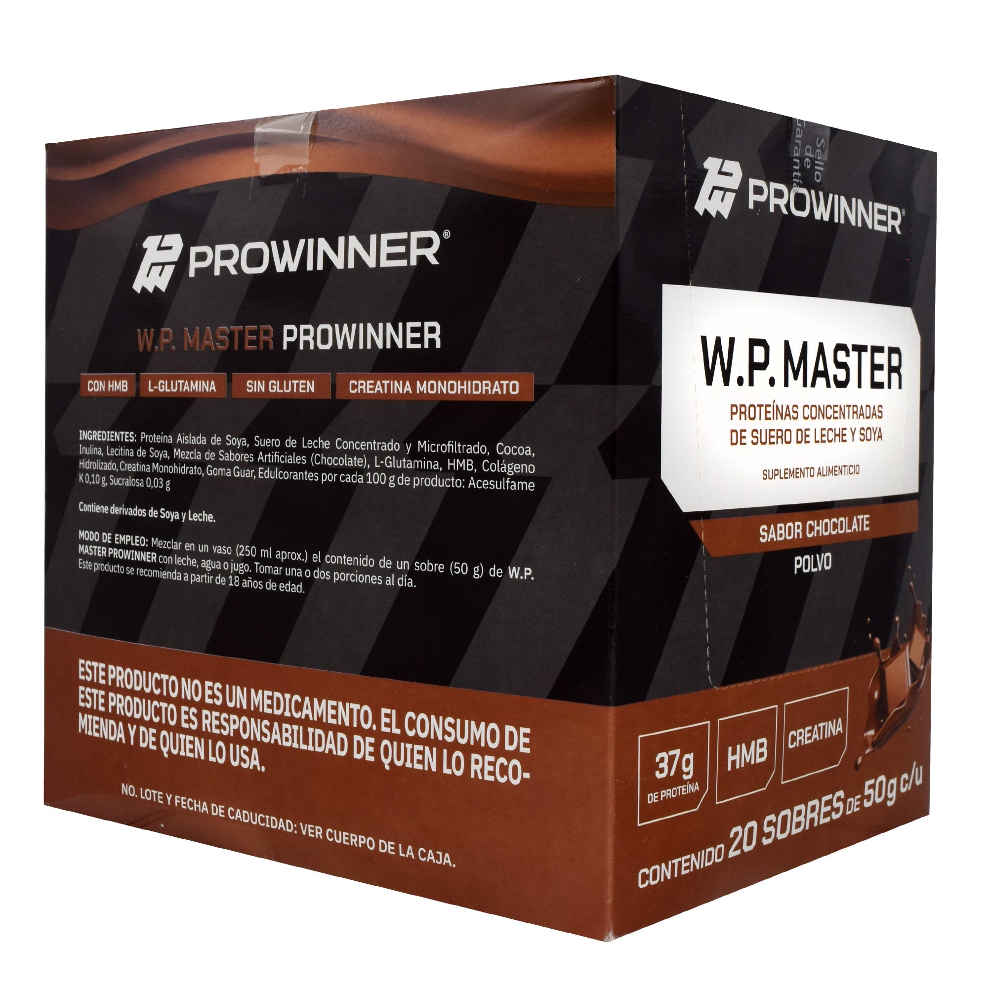 Proteina Wp Master Chocolate Sobre 50 G (Paquete 20)