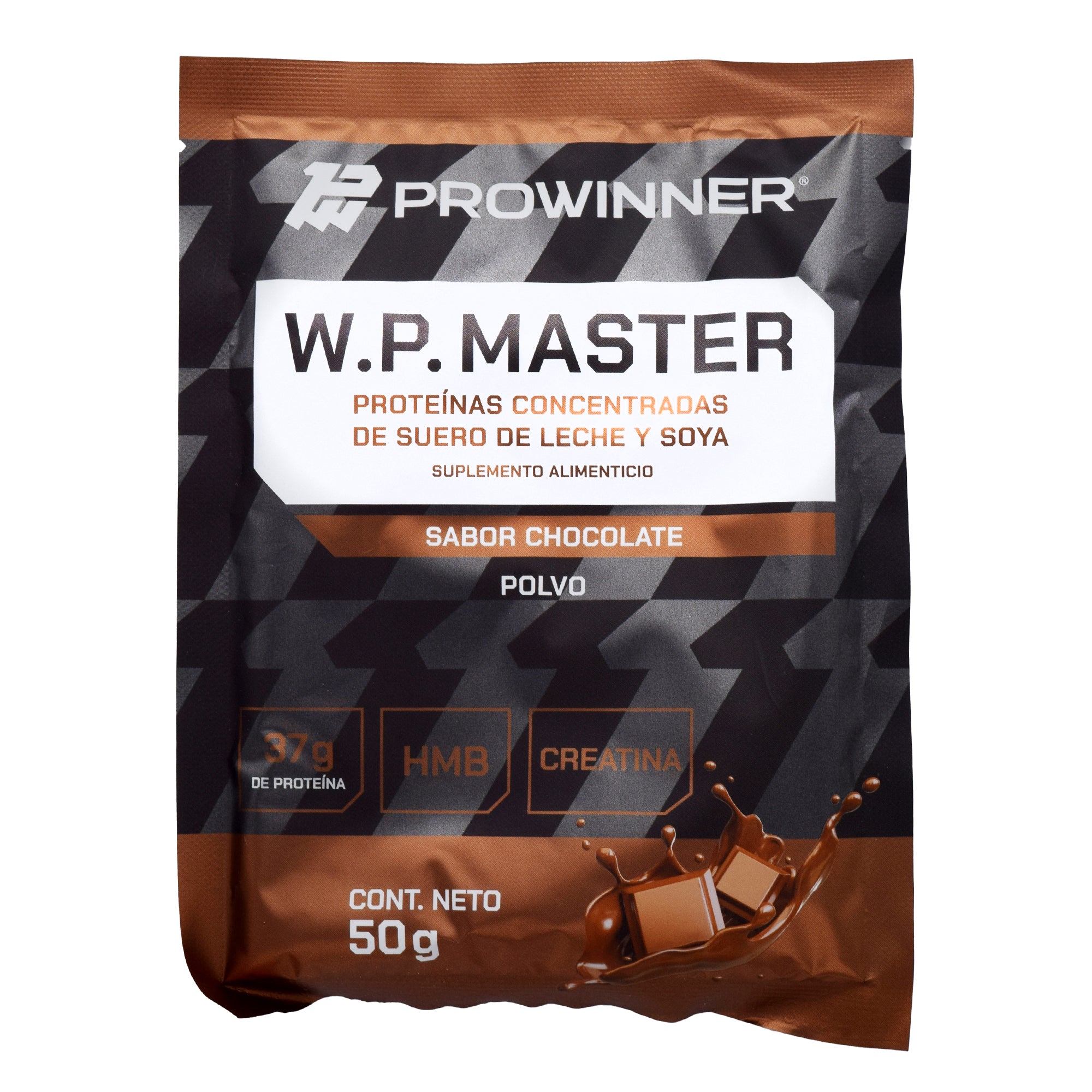 Proteina Wp Master Chocolate Sobre 50 G Prowinner - Súper Naturista