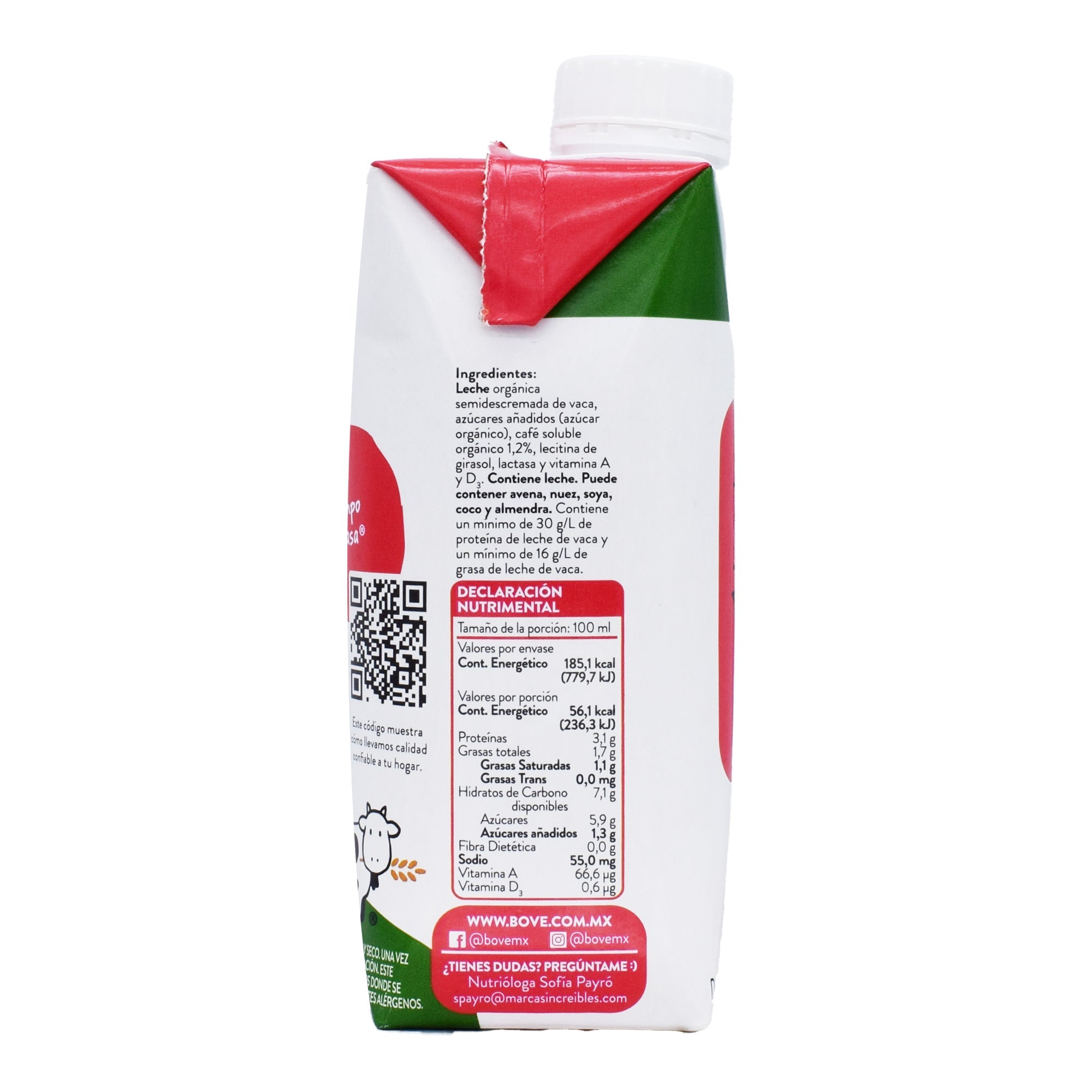 Leche Cafe Deslactosado 330 Ml