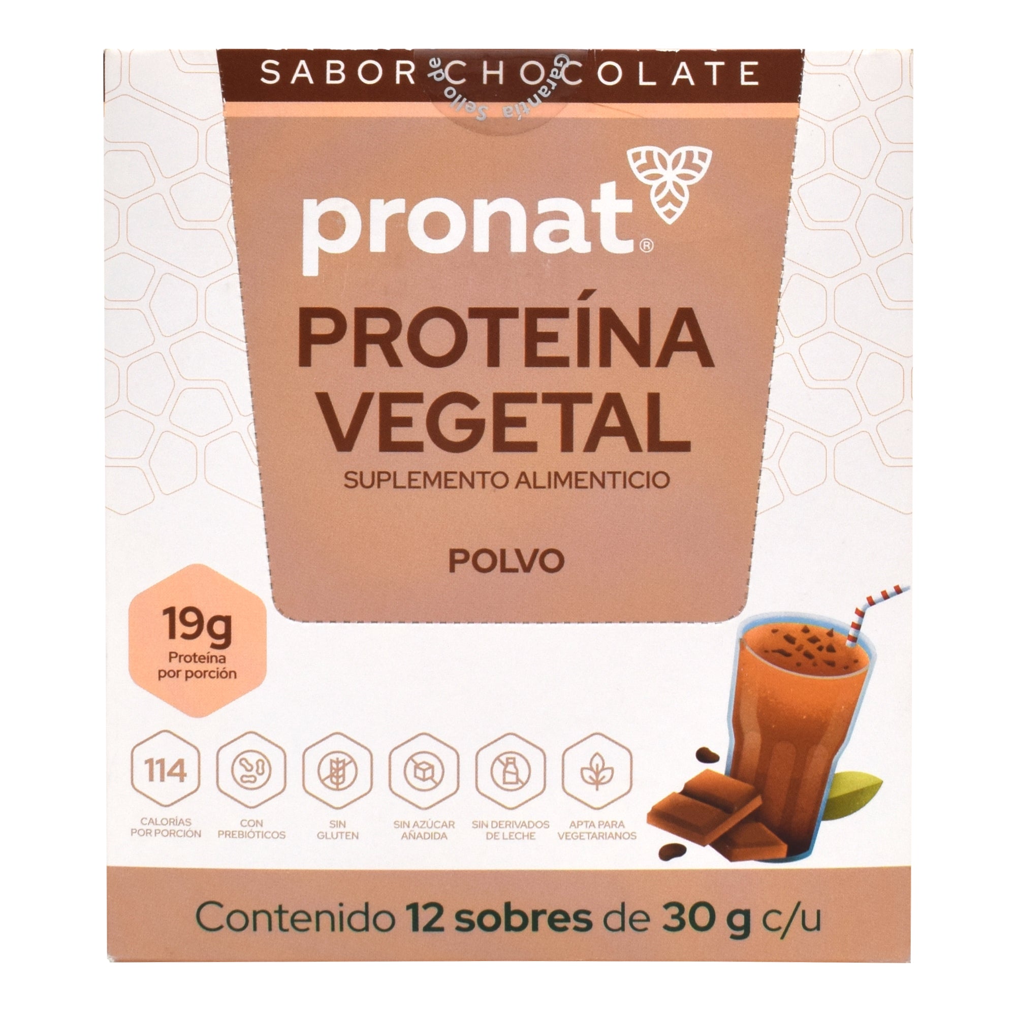 Proteina Vegetal Chocolate 30 G (PAQUETE 12)