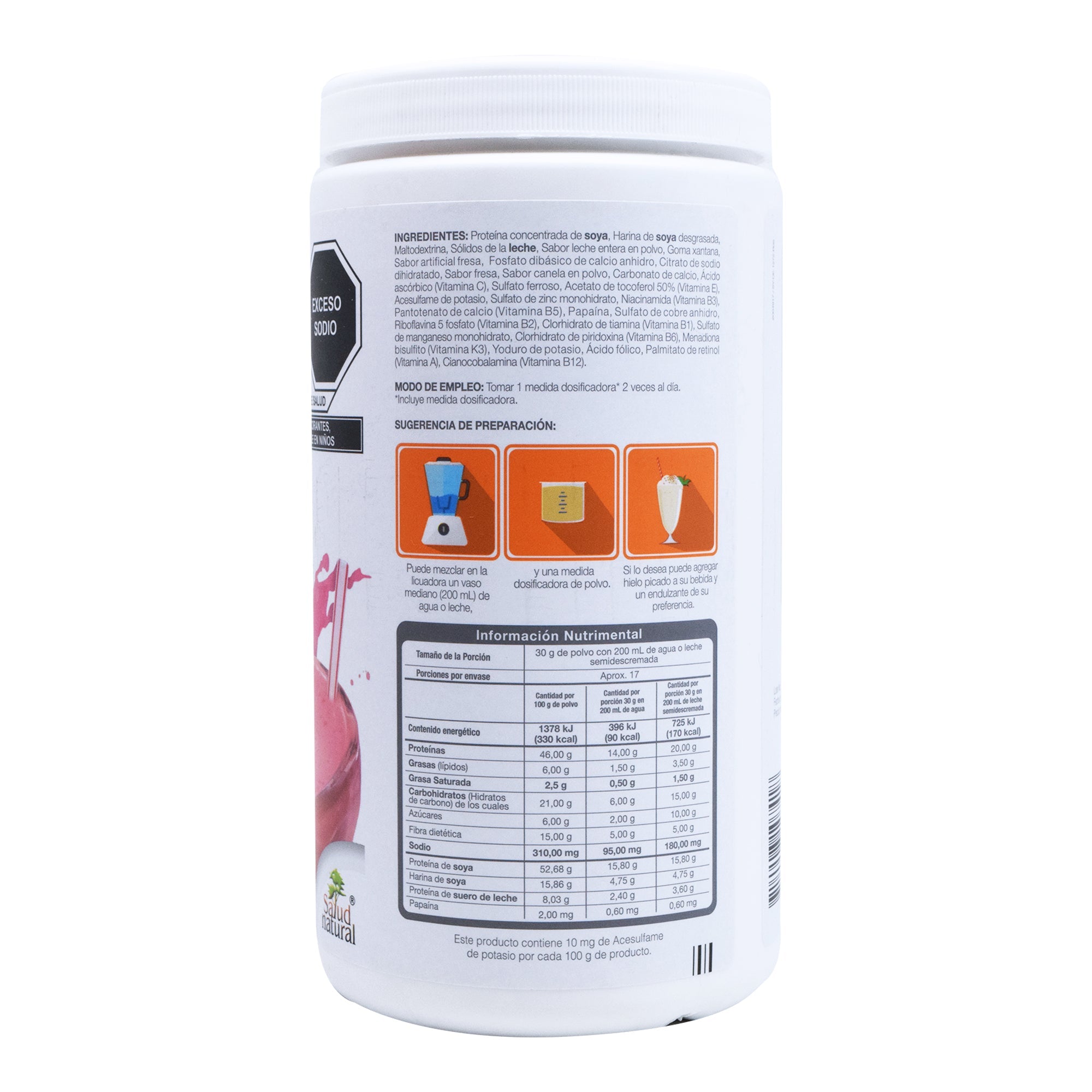 Enersoy Polvo Fresa 500 G