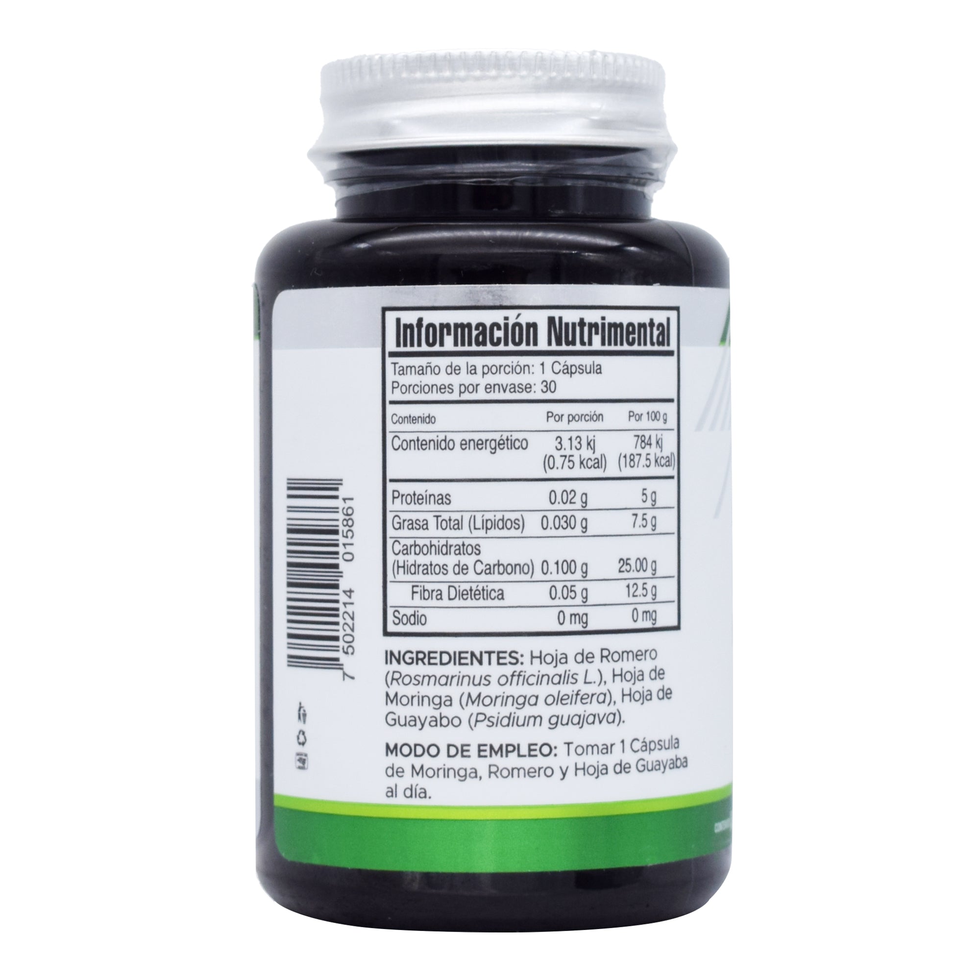 Moringa Romero Y Hoja De Guayaba 30 Cap