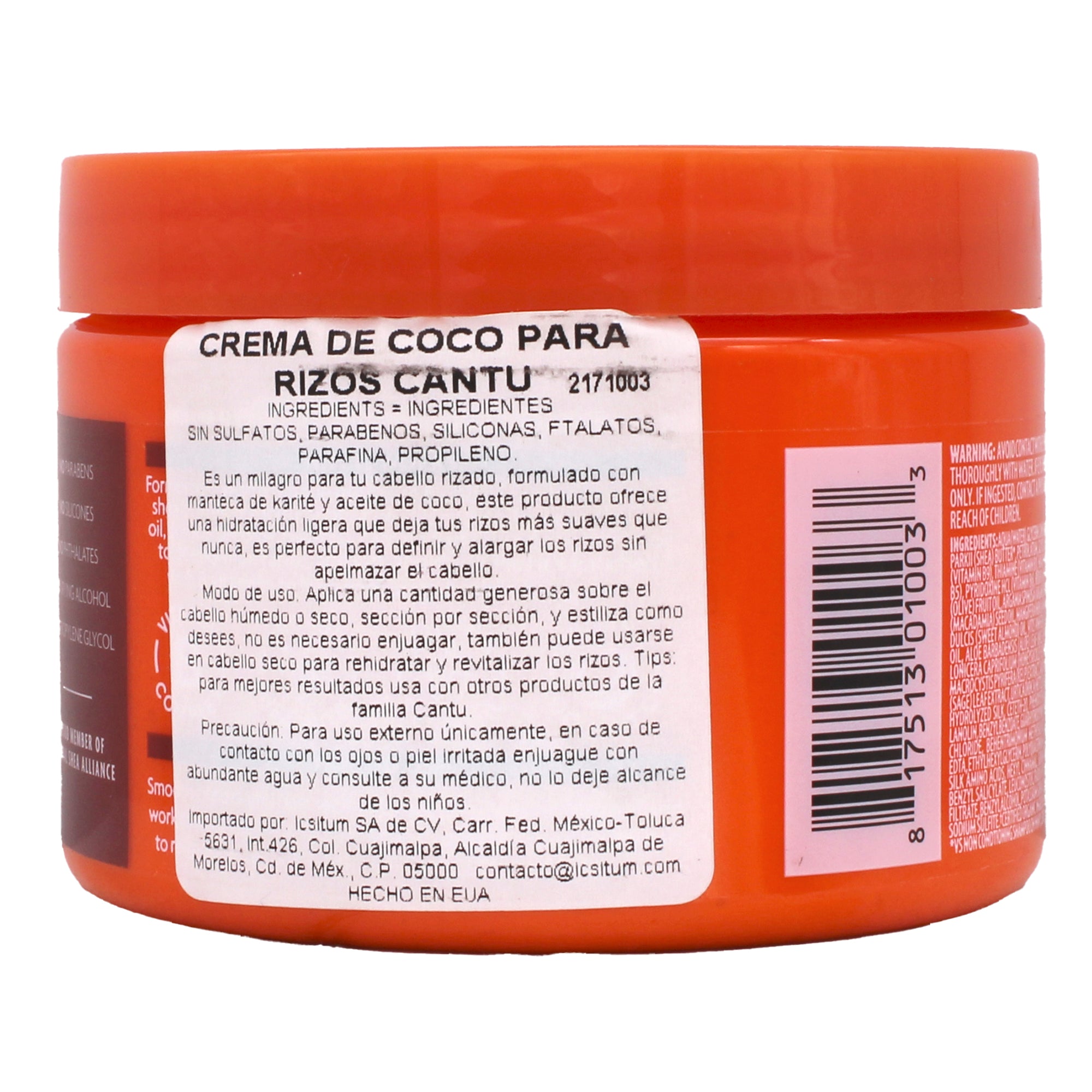 Crema De Coco Para Rizos 340 G